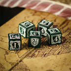 Product image Harry Potter - Slytherin RPG Dice Set 5pcs with Dice Bag Green