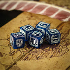 Zdjęcie produktu Harry Potter - Ravenclaw RPG Zestaw Kości 5-cz. z woreczkiem niebieski