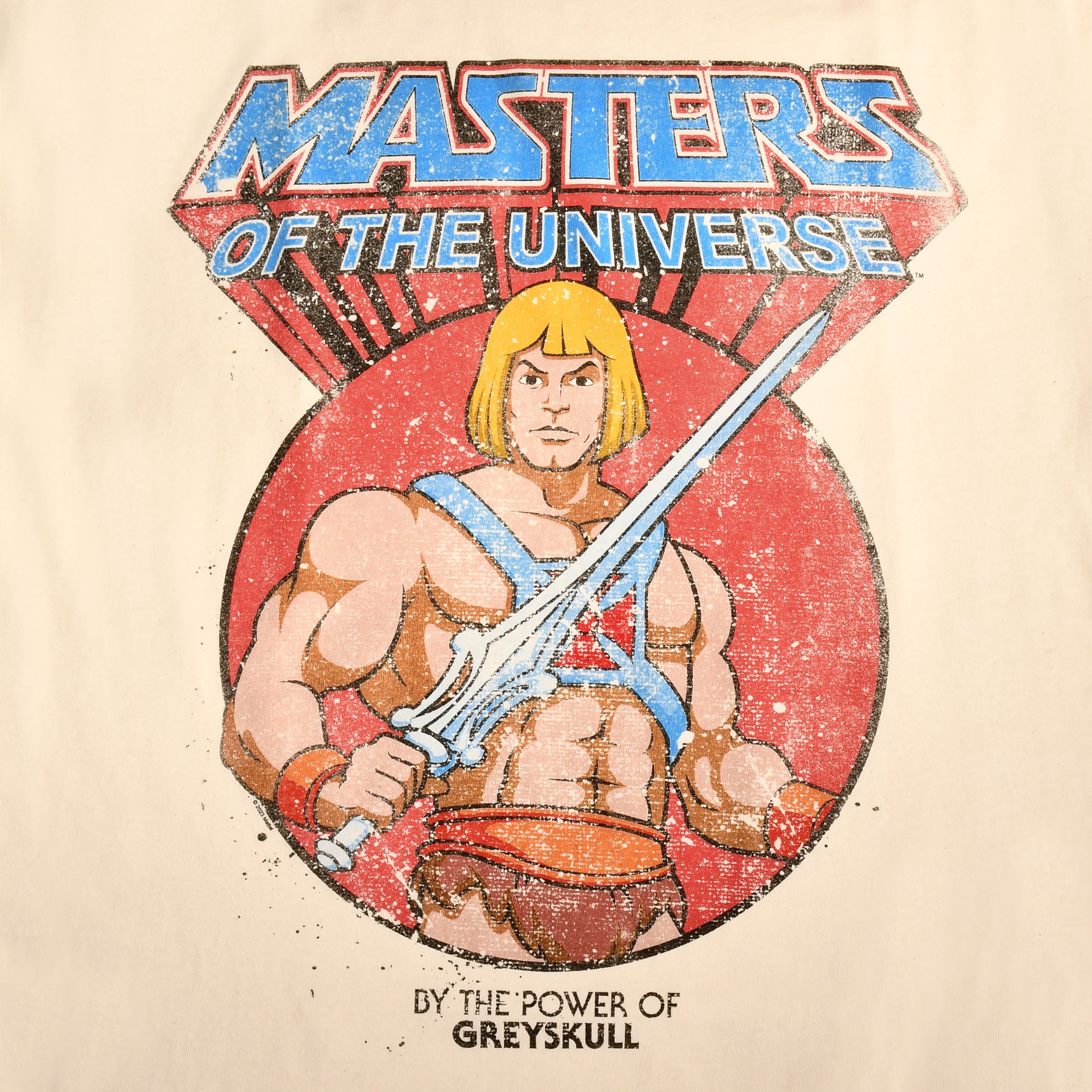 Zdjęcie produktu Masters of The Universe - He-Man Vintage T-Shirt kremowy