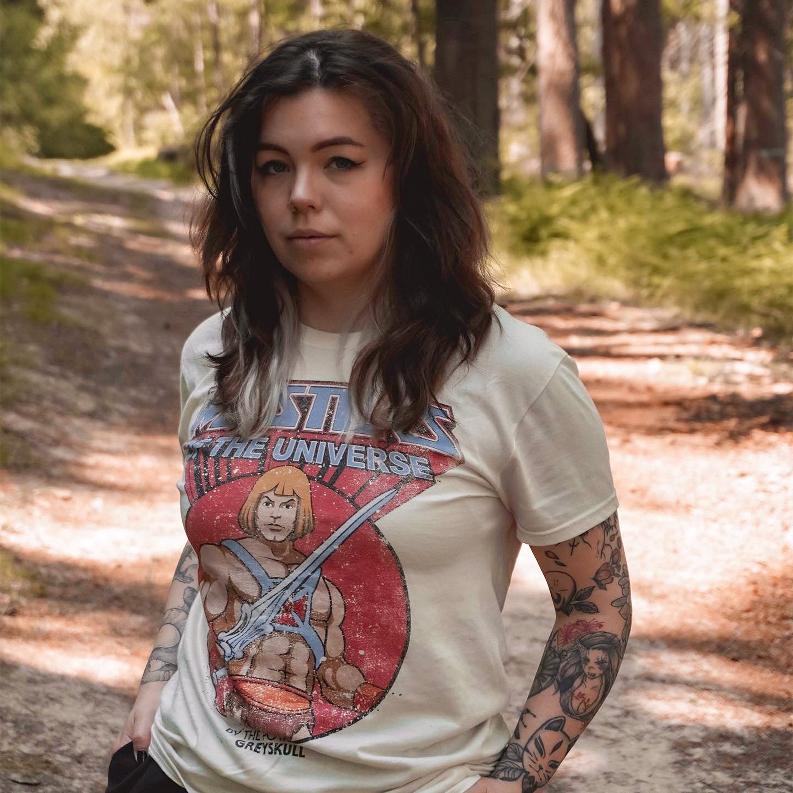 Zdjęcie produktu Masters of The Universe - He-Man Vintage T-Shirt kremowy