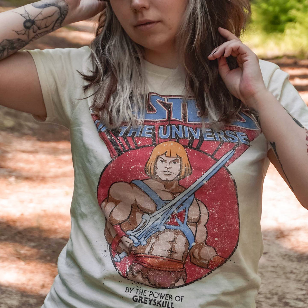 Zdjęcie produktu Masters of The Universe - He-Man Vintage T-Shirt kremowy