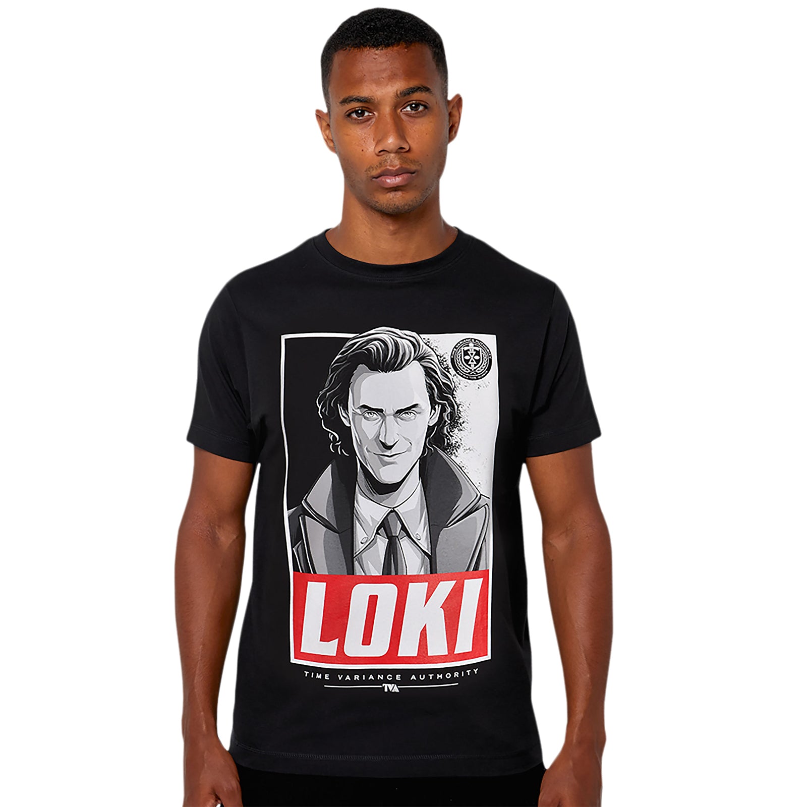 Zdjęcie produktu Czarna koszulka Loki Square