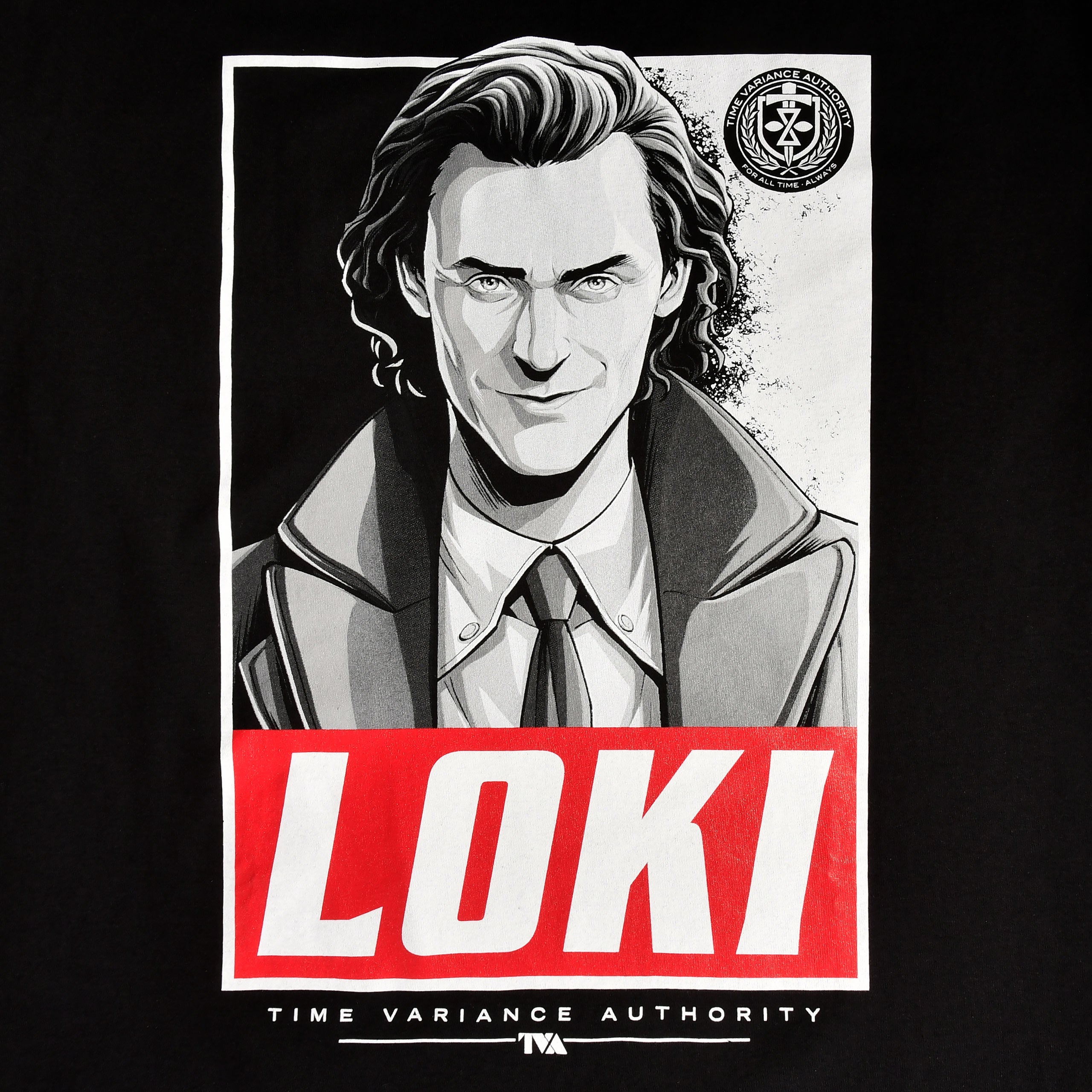 Zdjęcie produktu Czarna koszulka Loki Square