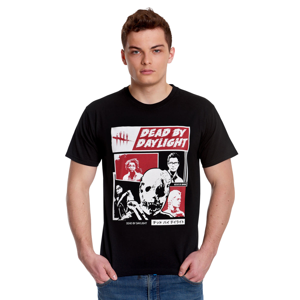 Zdjęcie produktu Dead by Daylight - Retro Line Trapper T-Shirt czarne