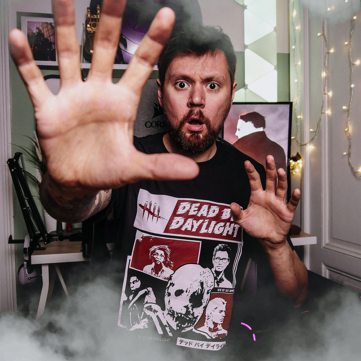 Zdjęcie produktu Dead by Daylight - Retro Line Trapper T-Shirt czarne