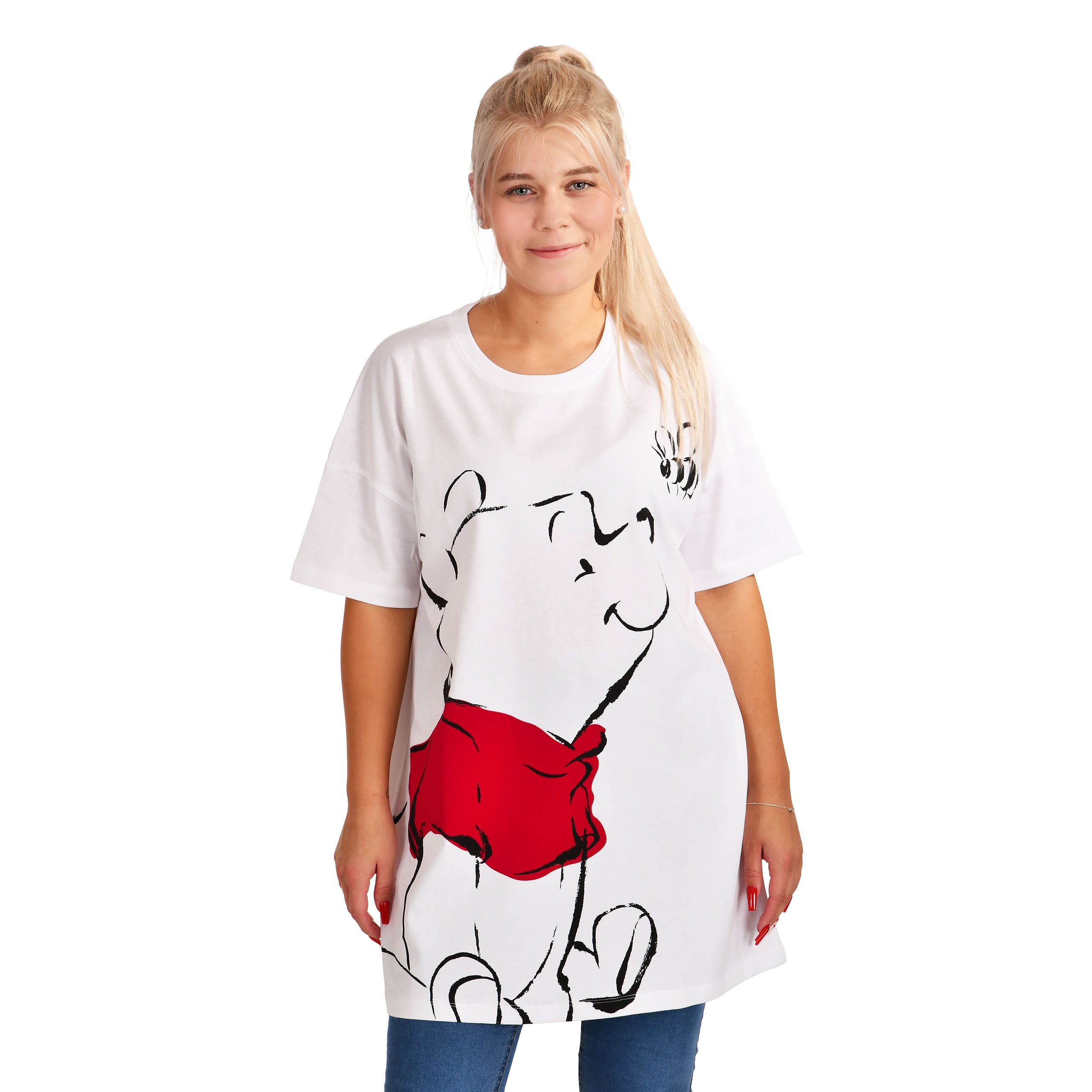 Zdjęcie produktu Kubuś Puchatek - Oversize T-Shirt biały