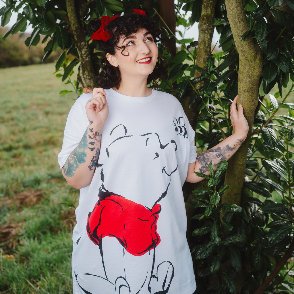 Zdjęcie produktu Kubuś Puchatek - Oversize T-Shirt biały