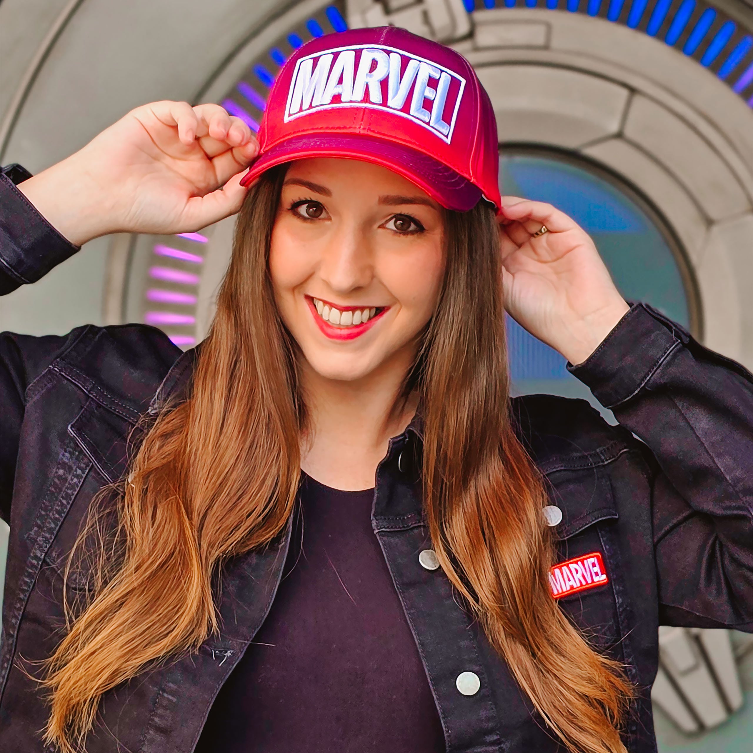 Zdjęcie produktu Marvel - Czapka z daszkiem z logo czerwona