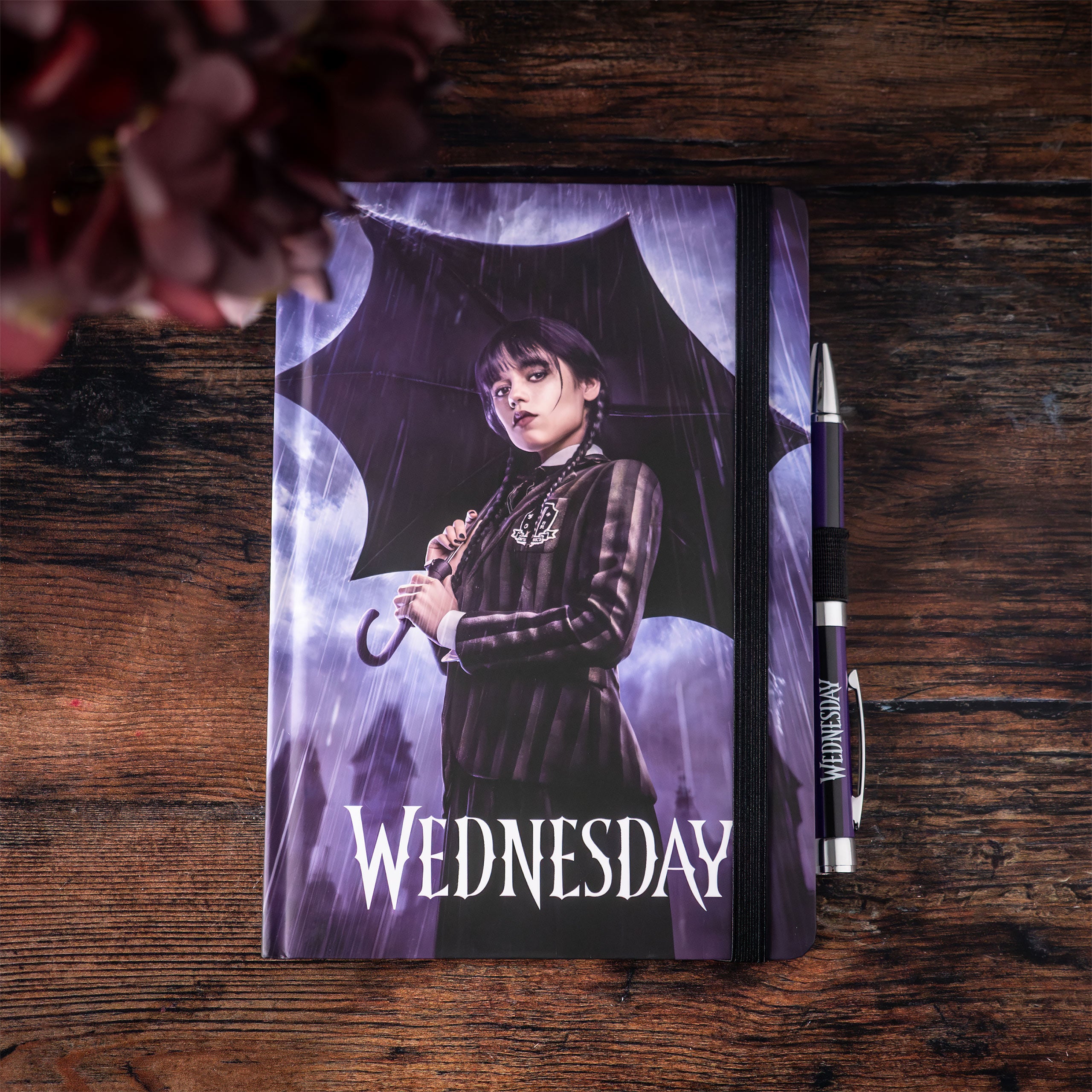 Zdjęcie produktu Wednesday - Downpour Notatnik A5 z długopisem