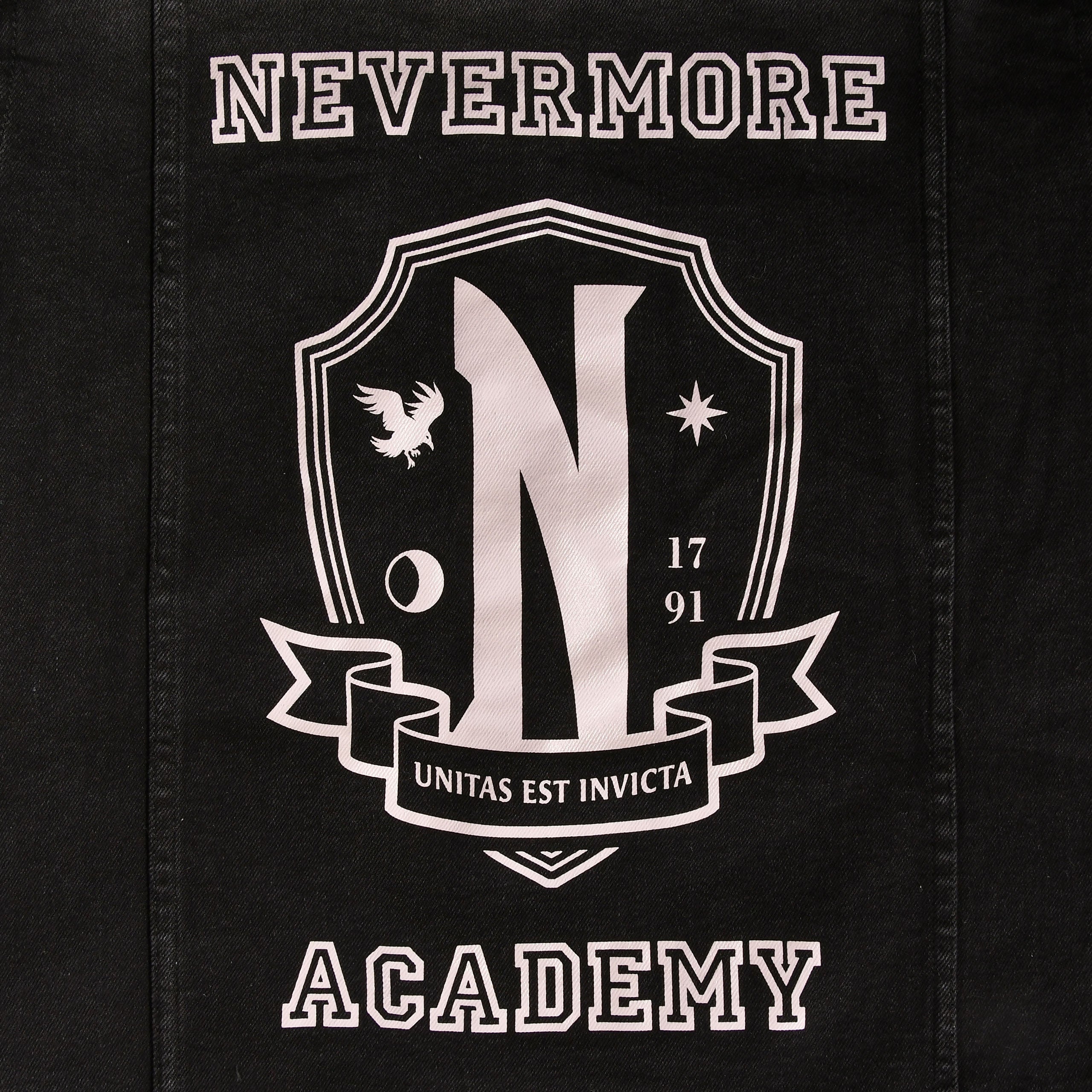 Product image Wednesday - Nevermore Academy Jeans Jacket Black