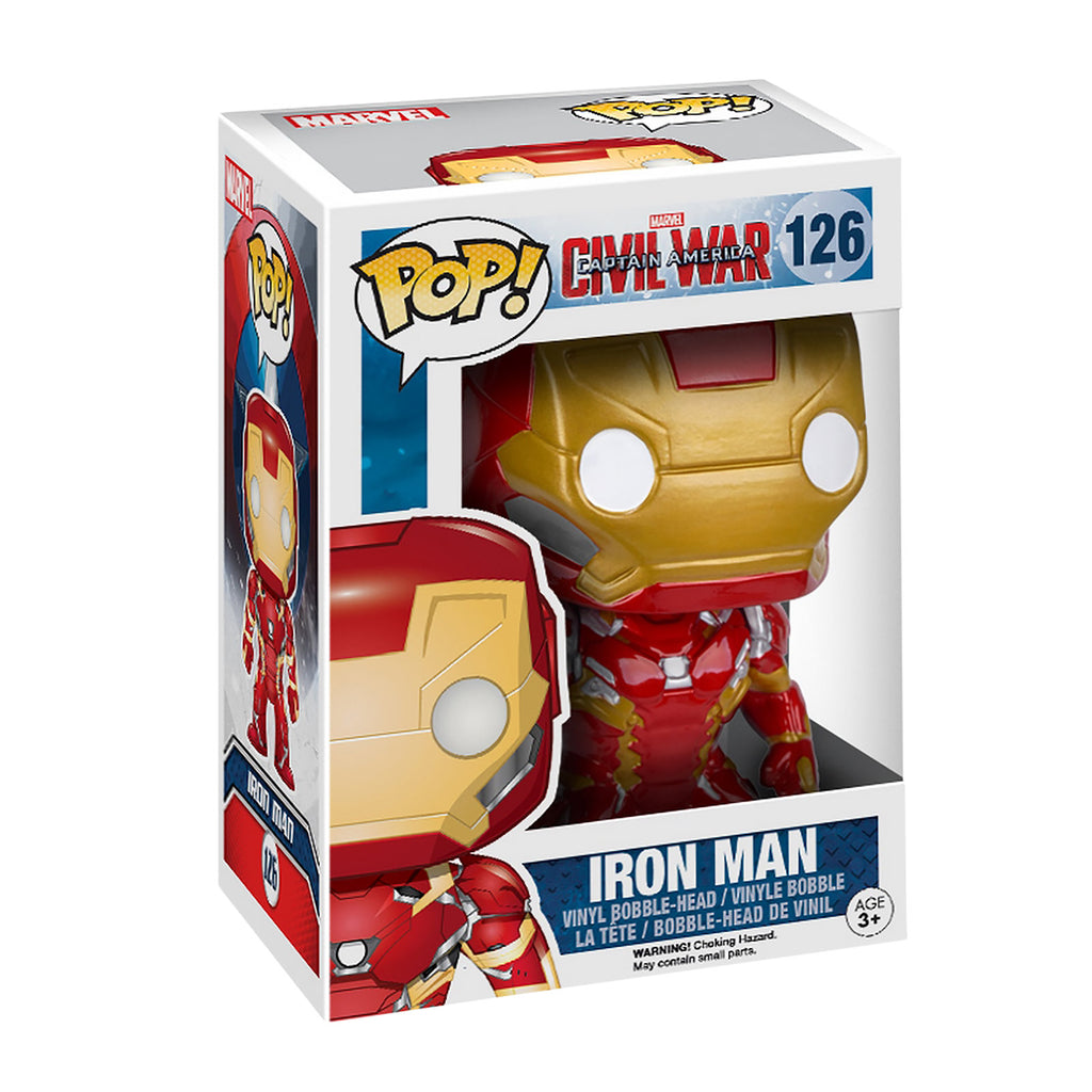 Zdjęcie produktu Civil War - Iron Man Funko Pop figurka z ruchomą głową