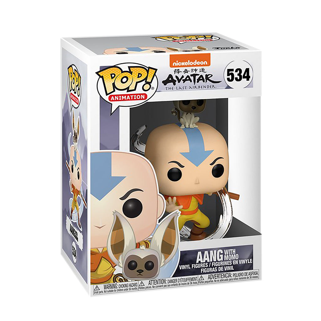 Zdjęcie produktu Avatar: Legenda Aanga - Aang z Momo Figurka Funko Pop