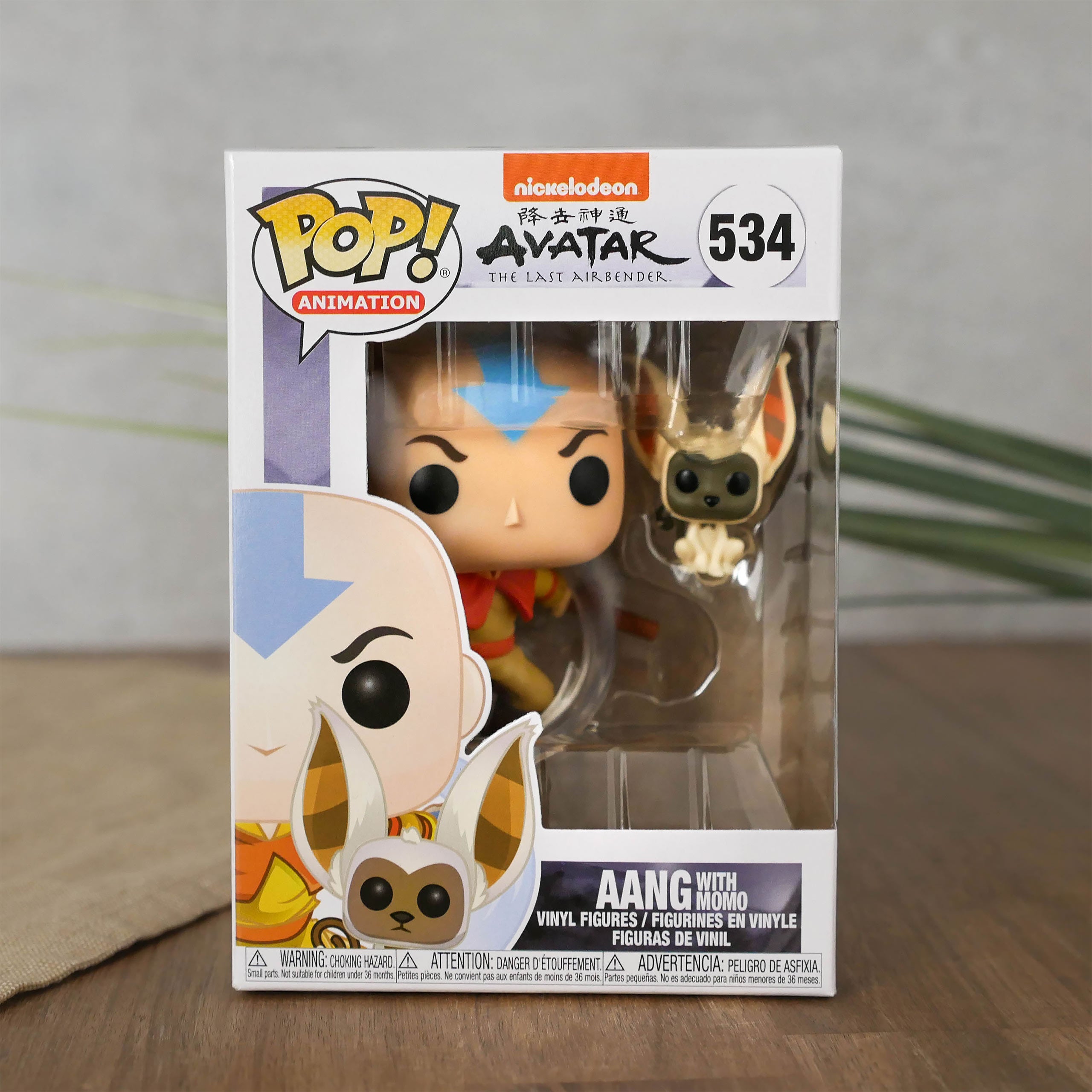 Zdjęcie produktu Avatar: Legenda Aanga - Aang z Momo Figurka Funko Pop