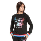 Zdjęcie produktu Lilo & Stitch - Tęczowy Stitch Sweter Damski czarny
