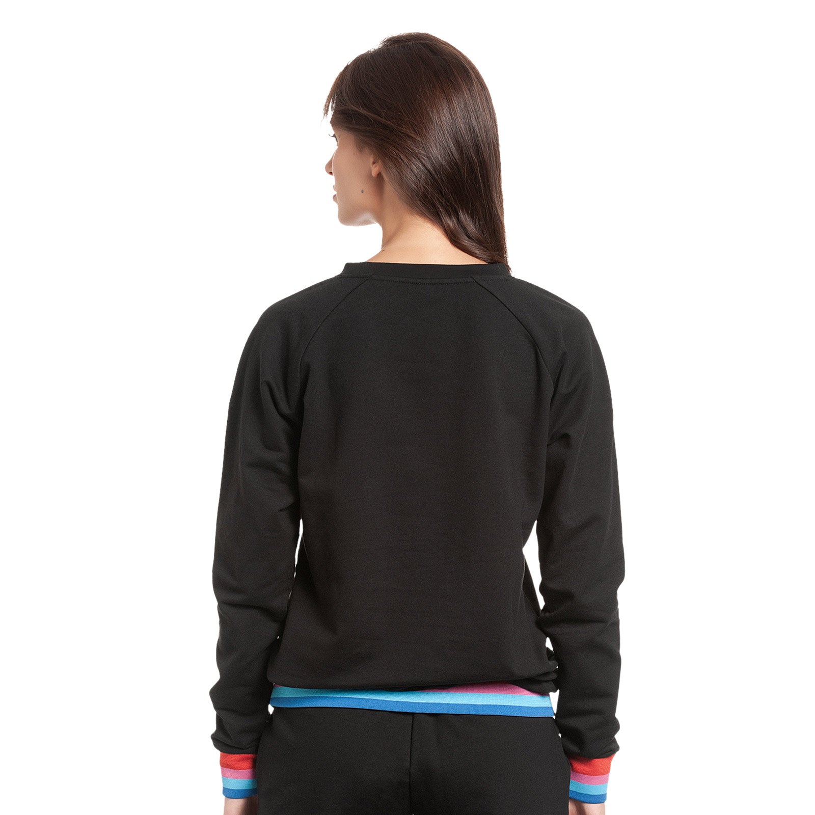 Zdjęcie produktu Lilo & Stitch - Tęczowy Stitch Sweter Damski czarny