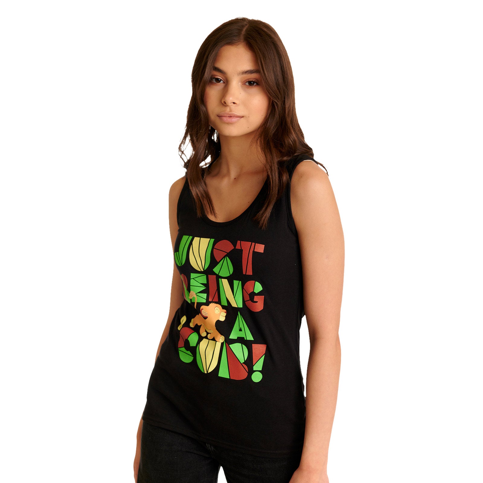 Zdjęcie produktu Król Lew - Just Being A Cub Tank Top damski czarny