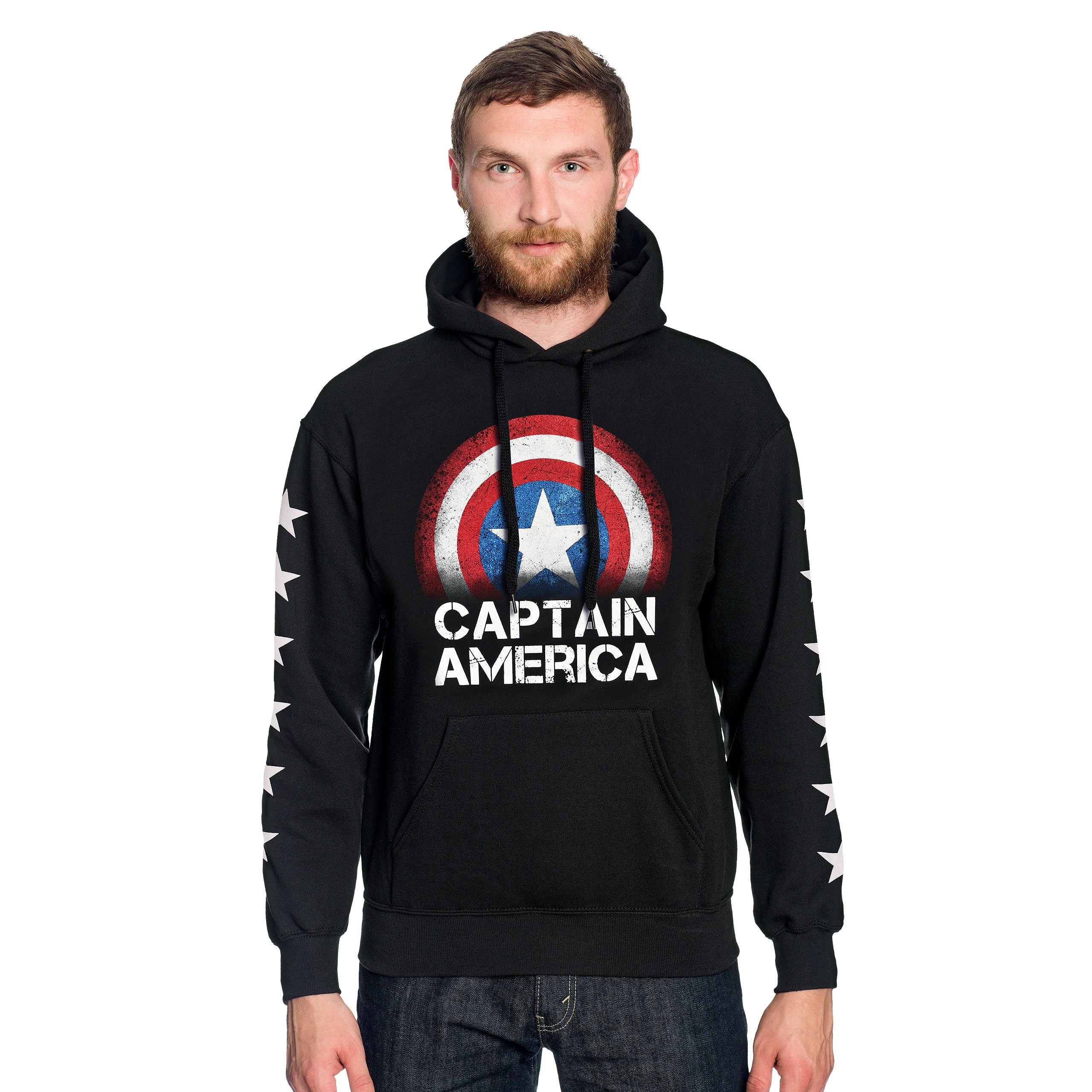 Zdjęcie produktu Captain America - Bluza z kapturem Tarcza czarna