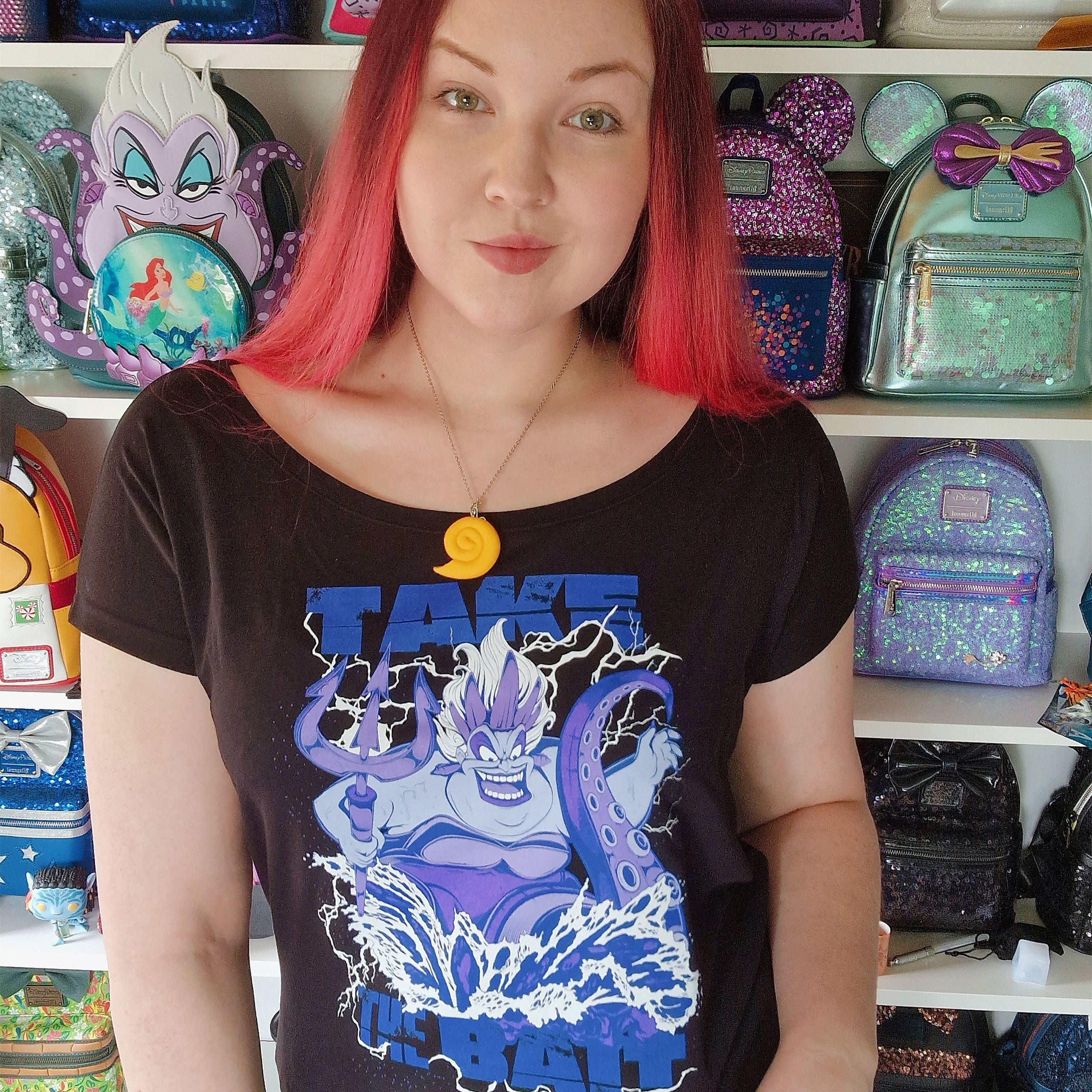 Zdjęcie produktu Villains - Ursula T-Shirt damskie Loose Fit czarne