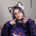 Zdjęcie produktu Uszy Kitsune białe-czarne