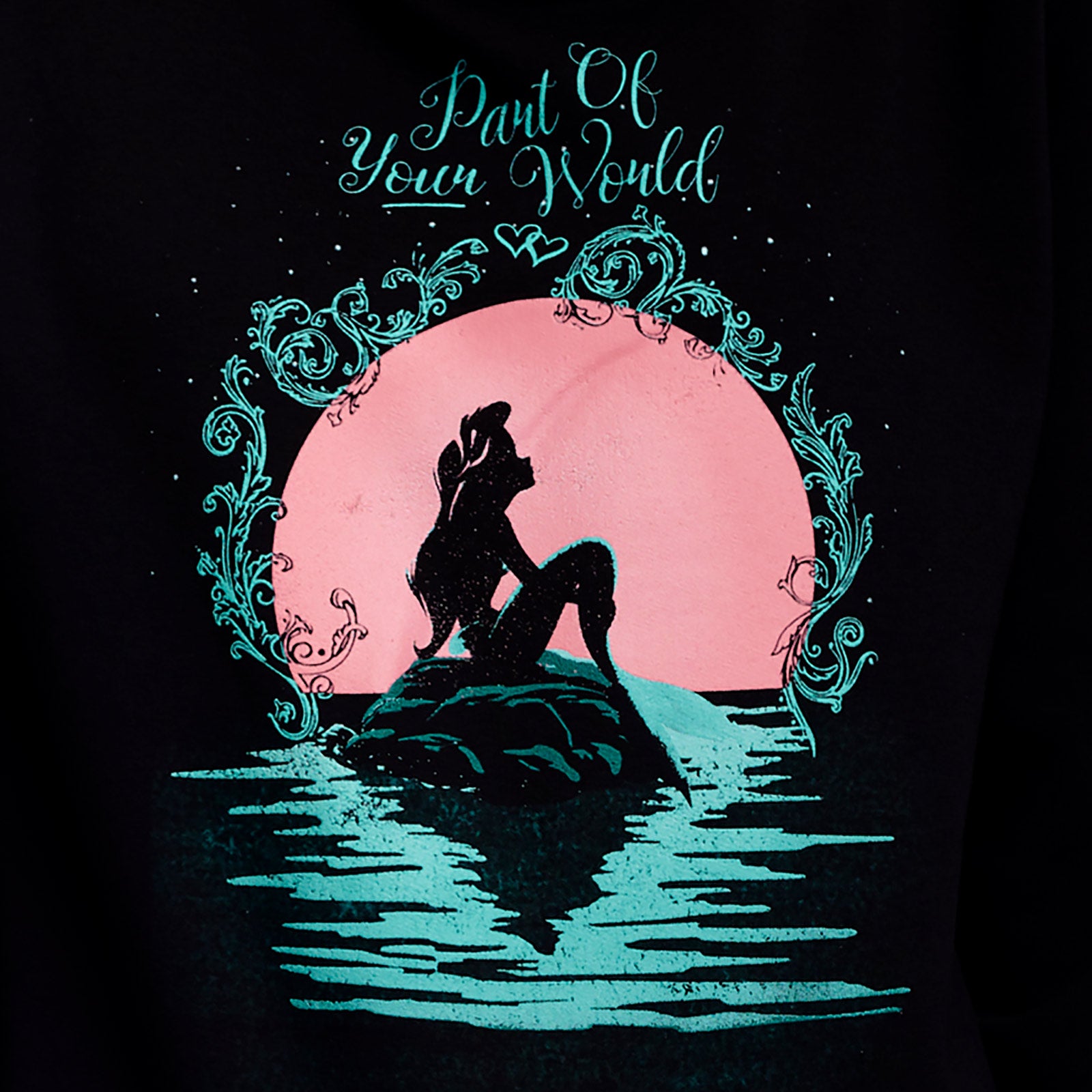 Zdjęcie produktu Arielka - Part of Your World Bluza z kapturem damska czarna