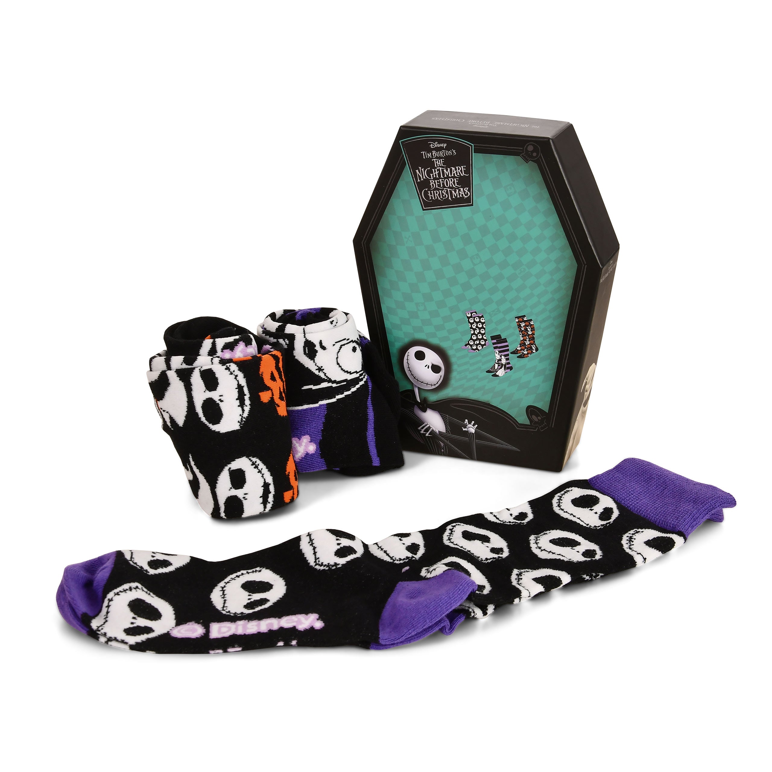 Product image The Nightmare Before Christmas - Jack & Sally Socks 3-Pack