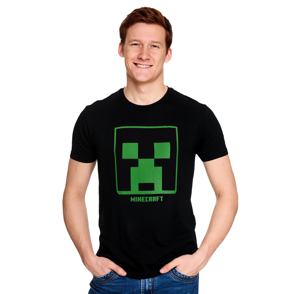 Zdjęcie produktu Minecraft - Creeper Logo Koszulka czarna