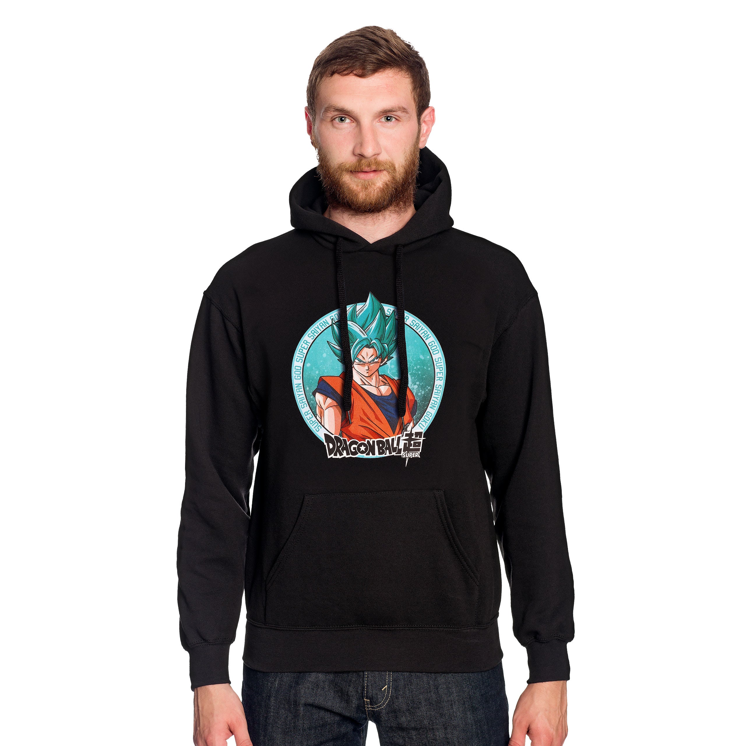 Zdjęcie produktu Dragon Ball Super - Goku Super Saiyan Blue Bluza z kapturem czarna