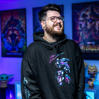 Zdjęcie produktu Bluza z kapturem Mando i Grogu czarna - Star Wars The Mandalorian