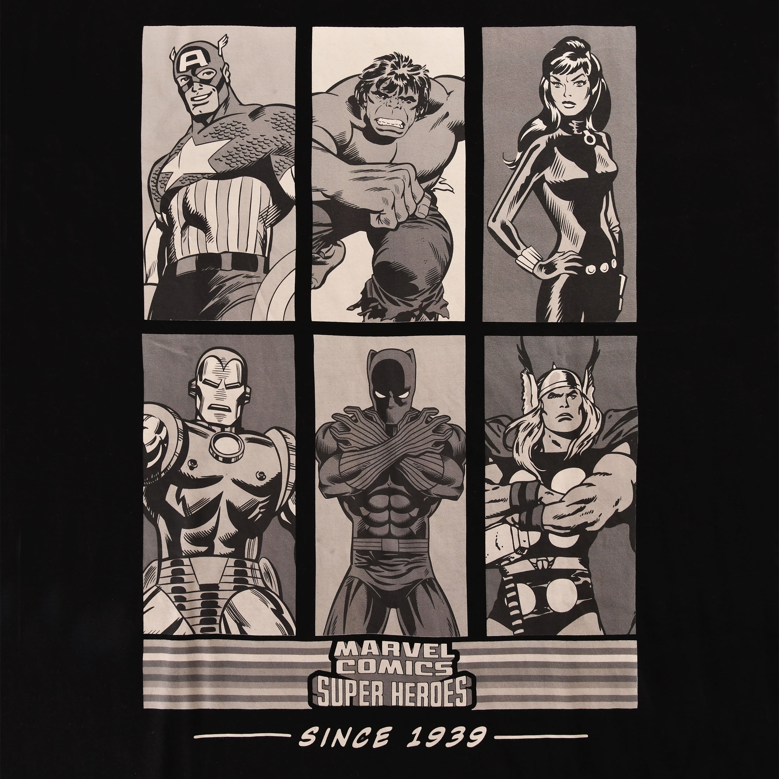 Zdjęcie produktu Marvel Comics - Super Heroes Since 1939 Oversize T-Shirt czarne