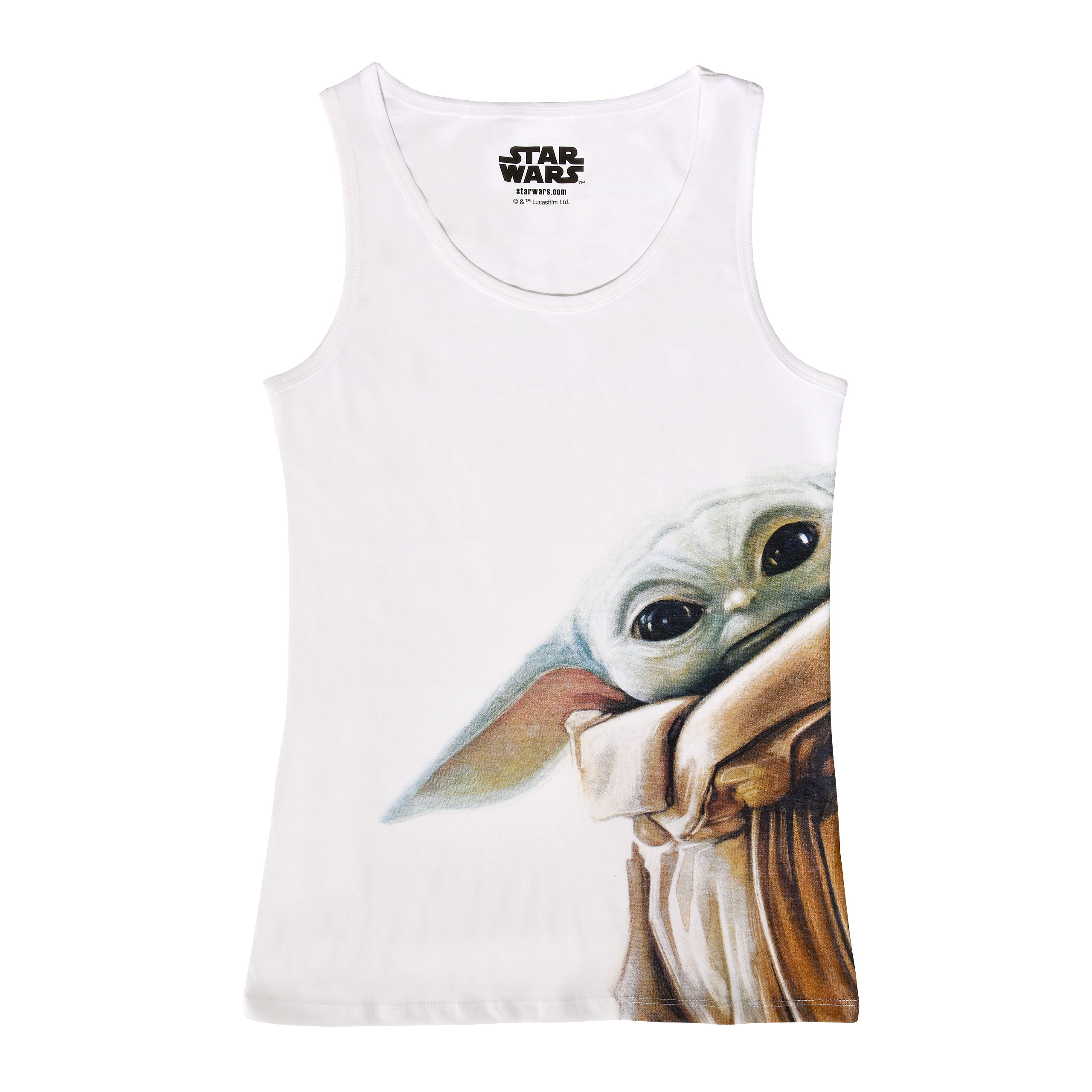 Zdjęcie produktu Grogu Tank Top biały - Star Wars The Mandalorian