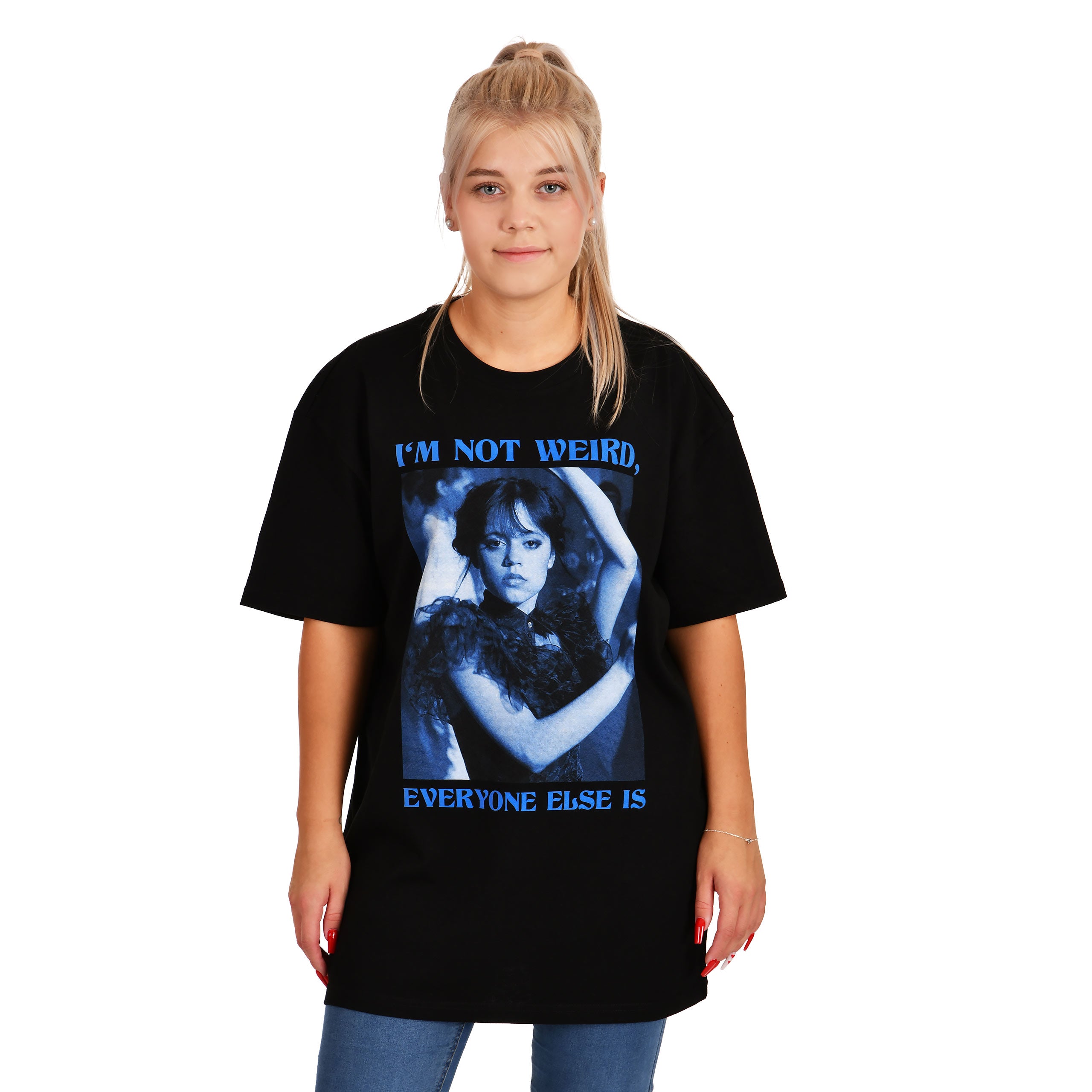 Zdjęcie produktu Wednesday - Dance Oversize T-Shirt czarne