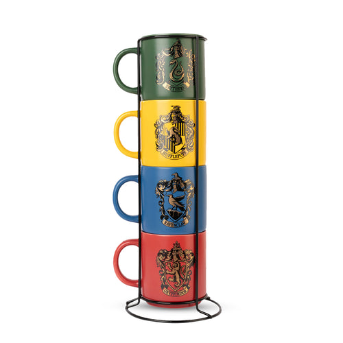Zdjęcie produktu Harry Potter - Zestaw 4 kubków z herbami domów