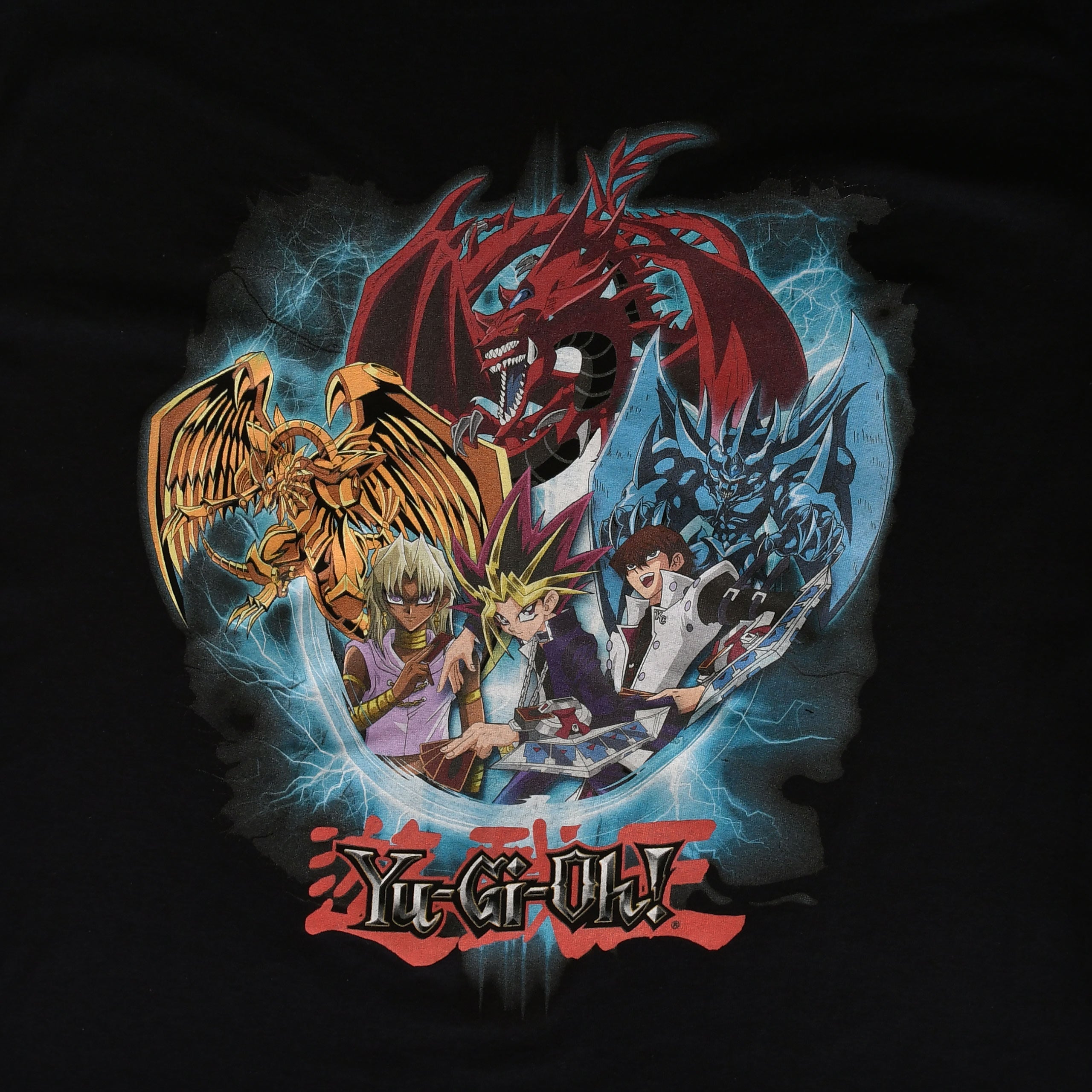 Zdjęcie produktu Yu-Gi-Oh! - Group Shot Blue Vortex T-Shirt czarne