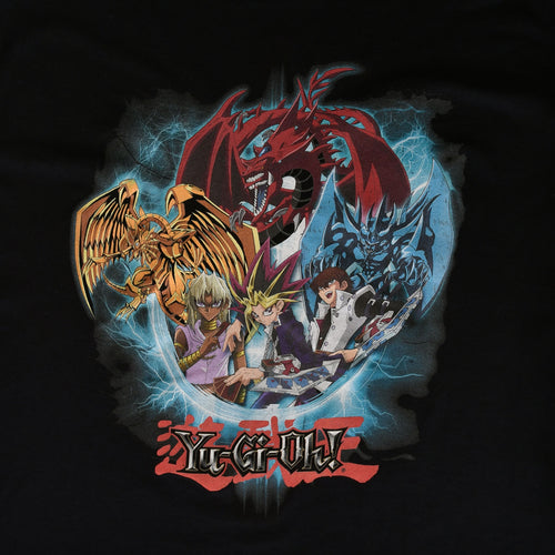 Zdjęcie produktu Yu-Gi-Oh! - Group Shot Blue Vortex T-Shirt czarne