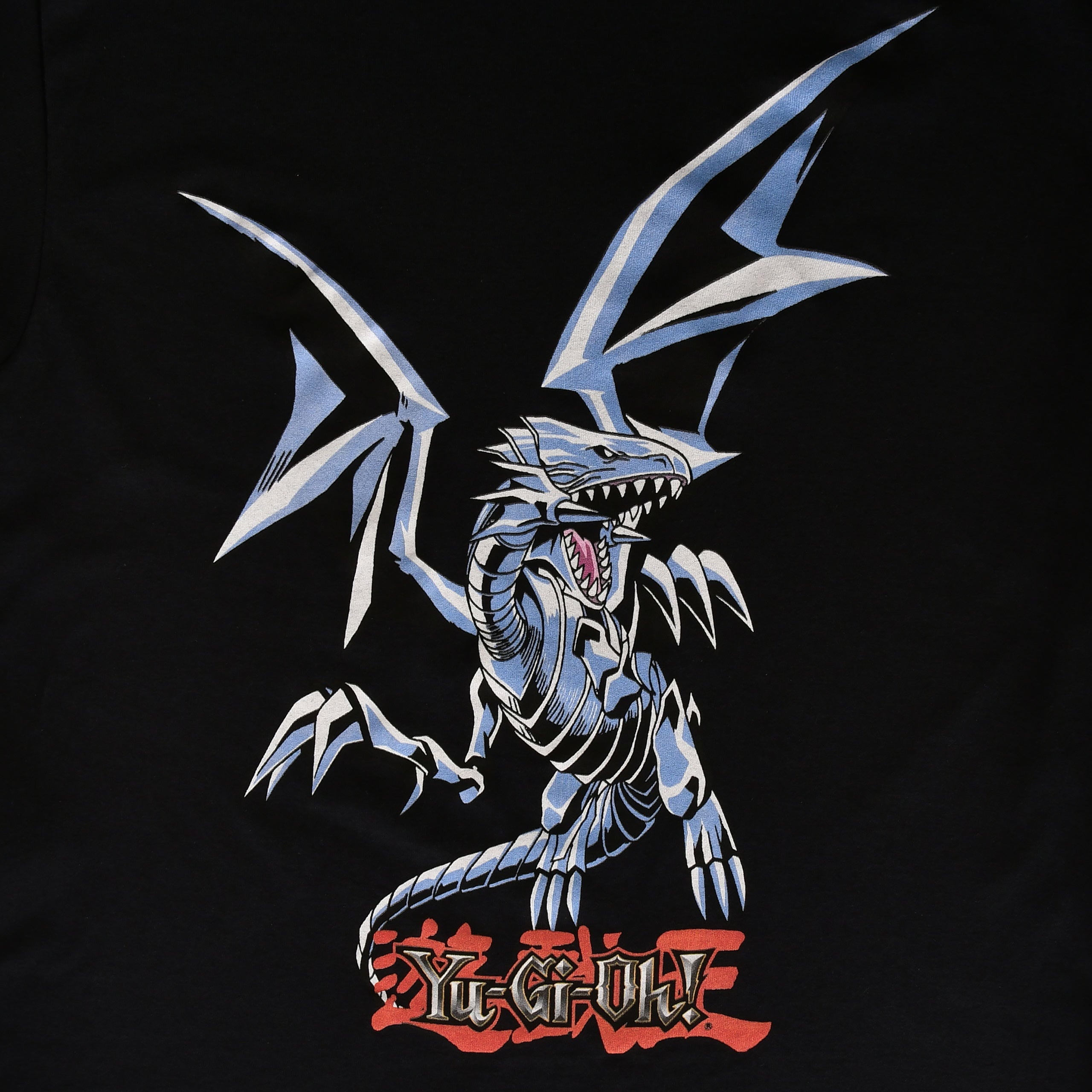 Zdjęcie produktu Yu-Gi-Oh! - Czarny T-shirt z Blue-Eyes White Dragon