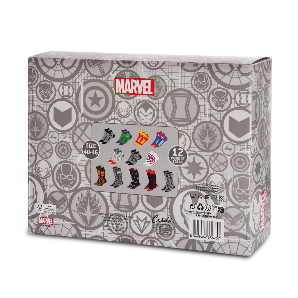 Zdjęcie produktu Marvel - Heroes Skarpetkowy Kalendarz Adwentowy