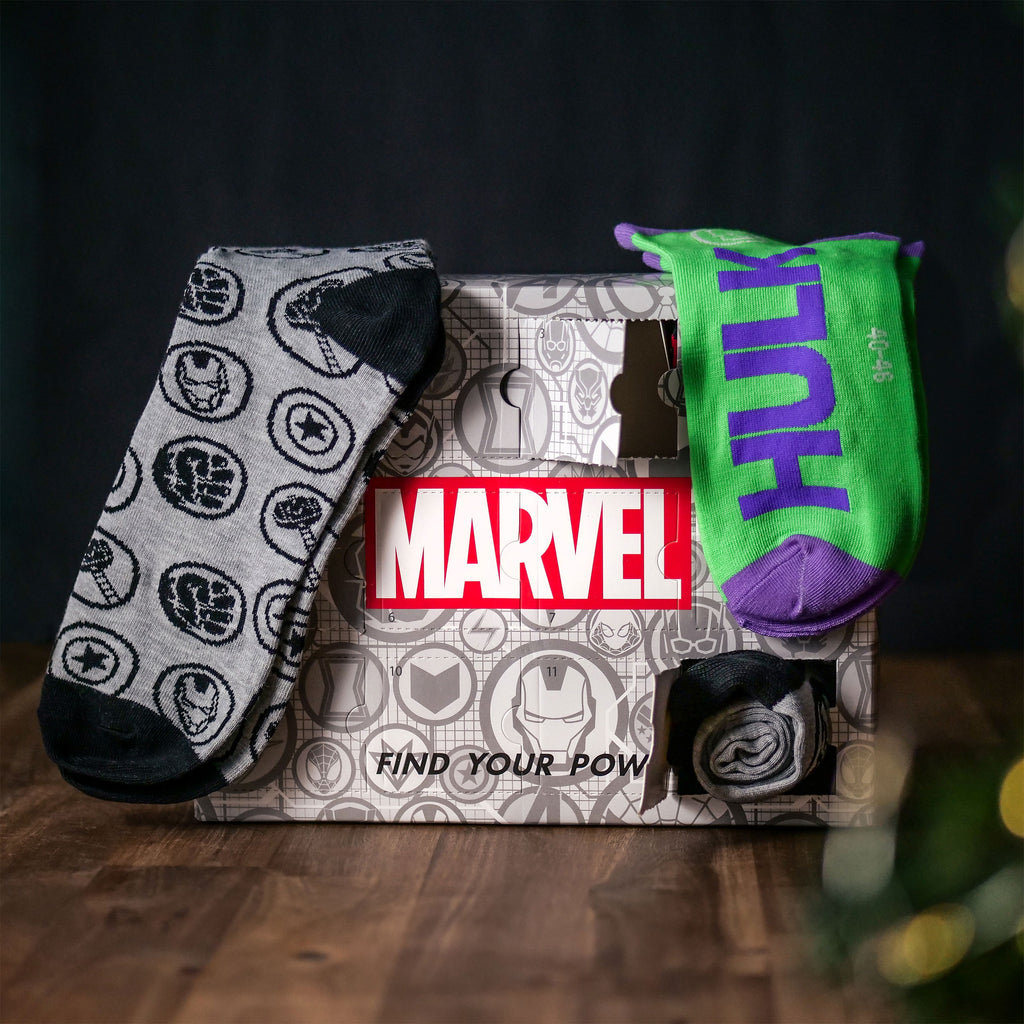 Zdjęcie produktu Marvel - Heroes Skarpetkowy Kalendarz Adwentowy