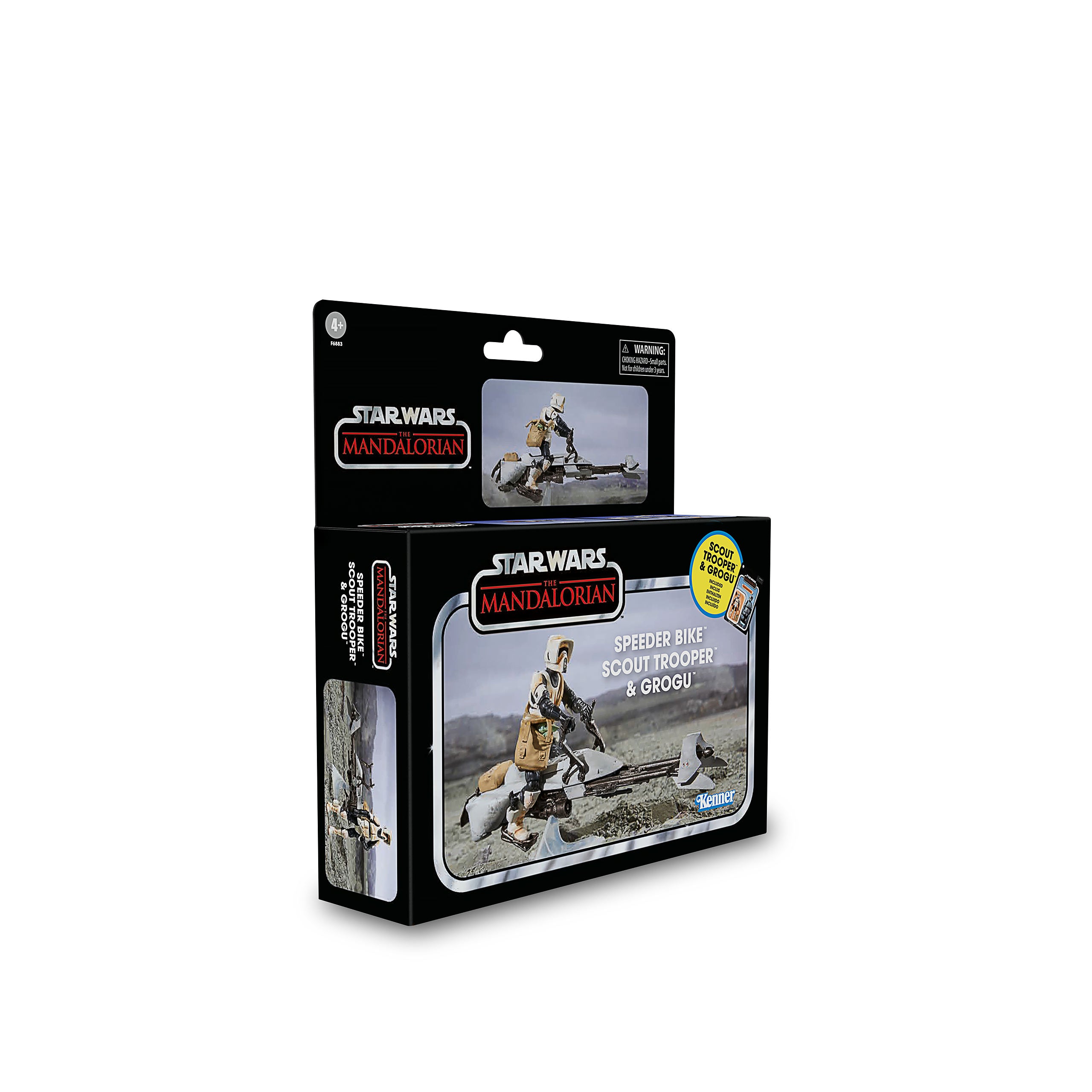 Zdjęcie produktu Star Wars - Speeder Bike z Scout Trooperem i Grogu Figurką Akcji