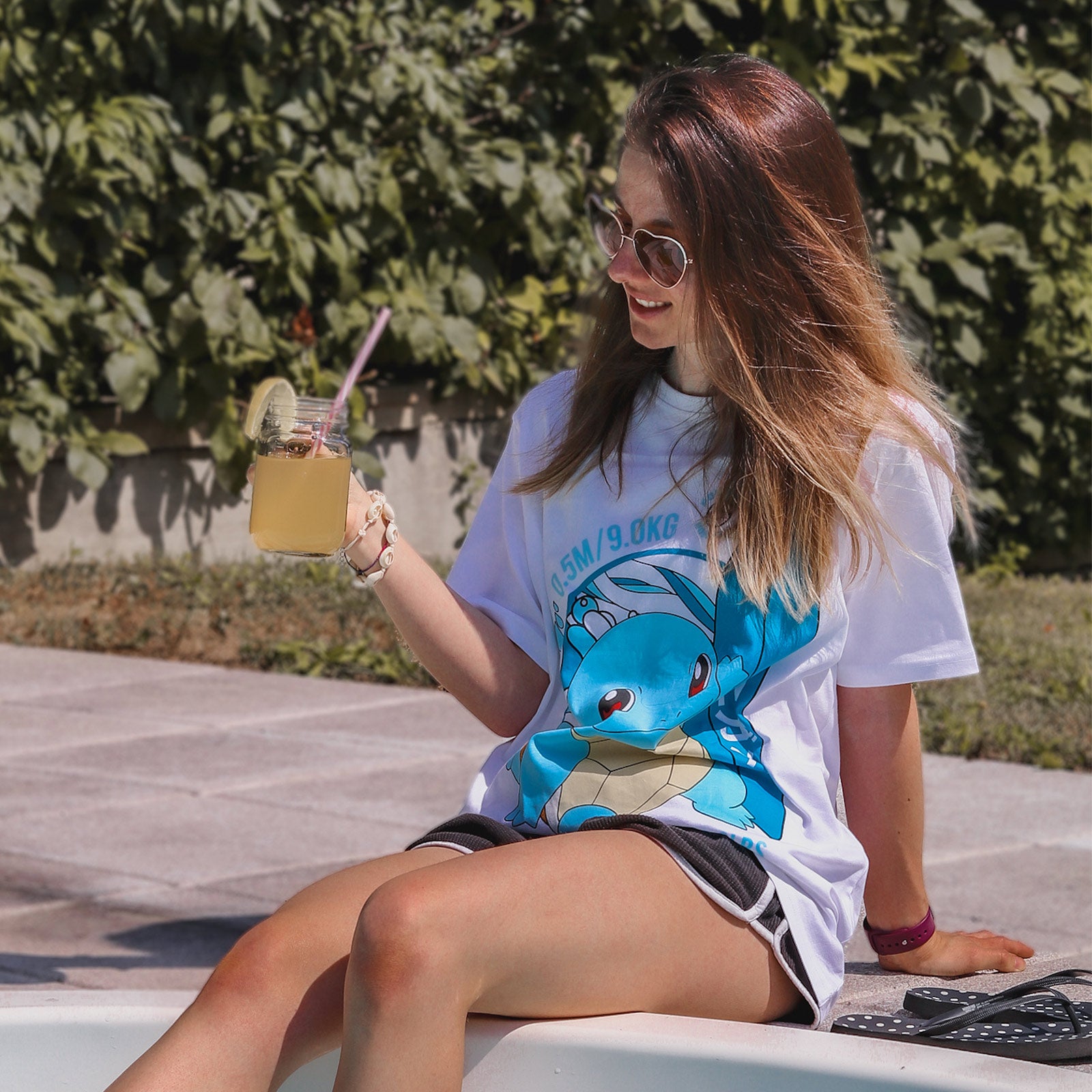 Product image Pokemon - Squirtle Surfer T-Shirt white