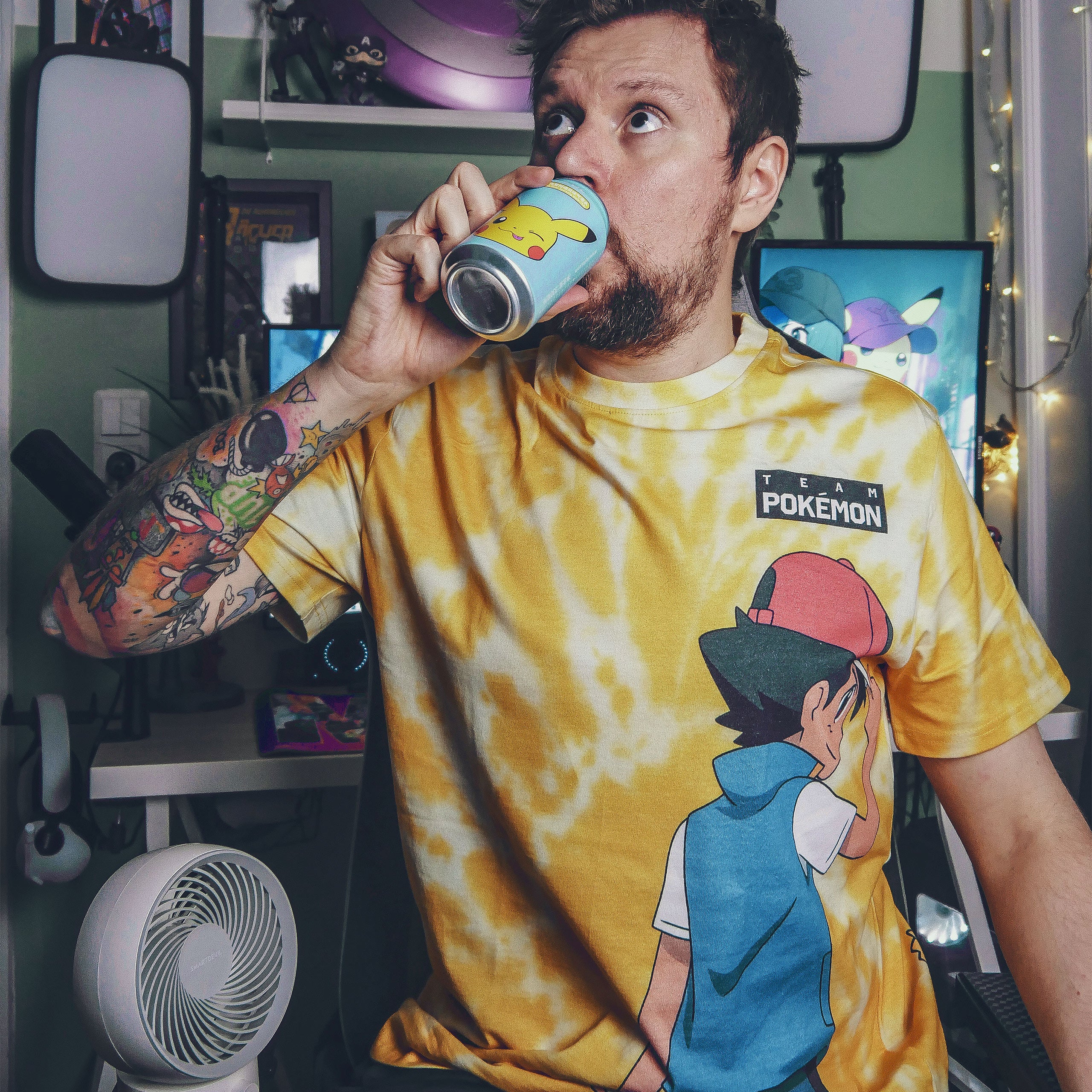 Zdjęcie produktu Pokemon - Ash i Pikachu T-shirt żółty
