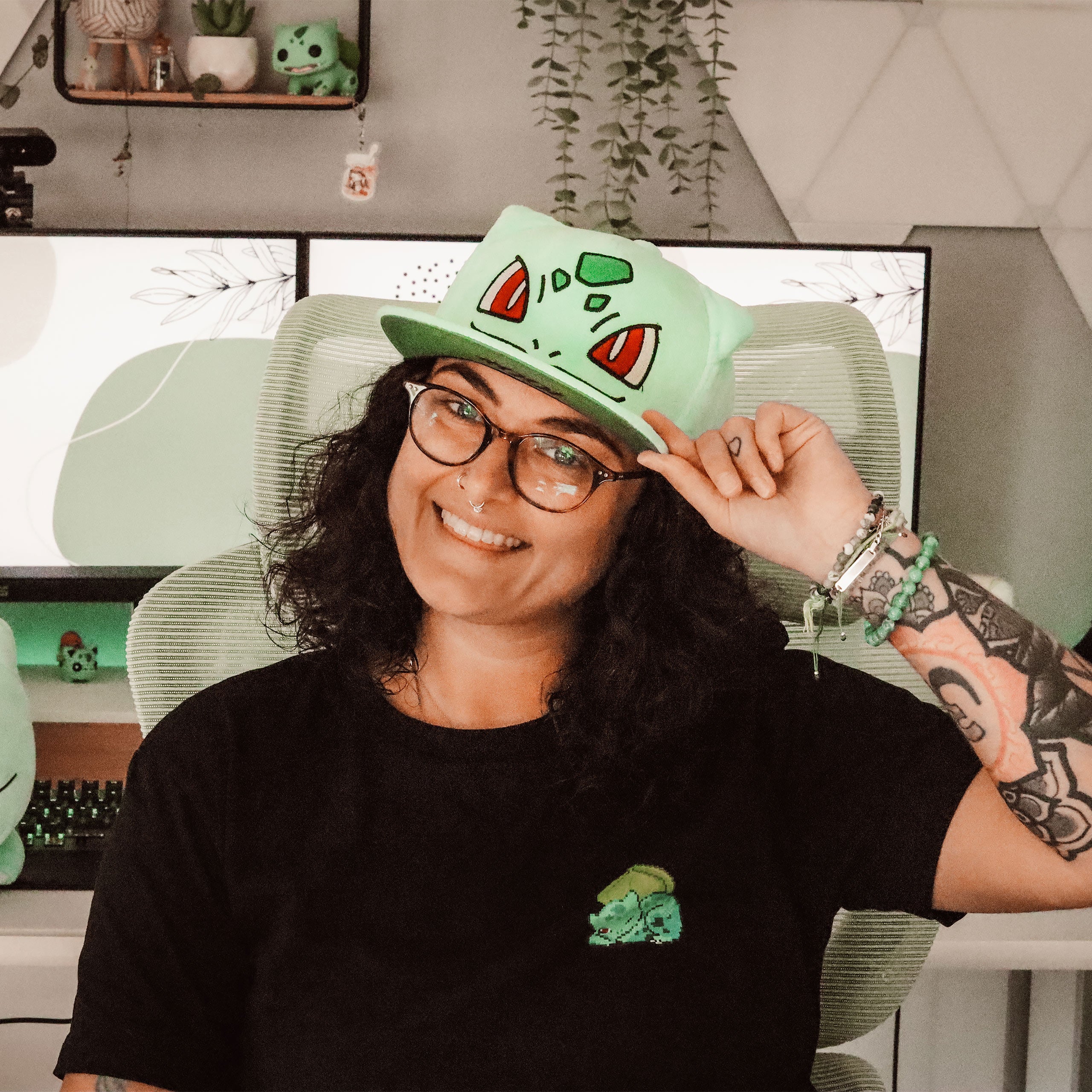 Product image Pokemon - Bulbasaur Plush Snapback Cap