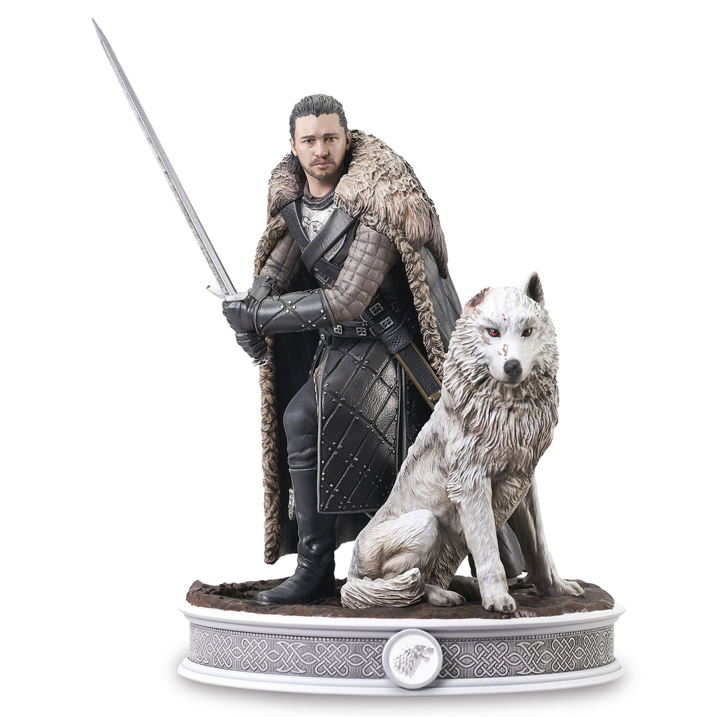 Zdjęcie produktu Gra o Tron - Jon Snow z wilkorem Diorama