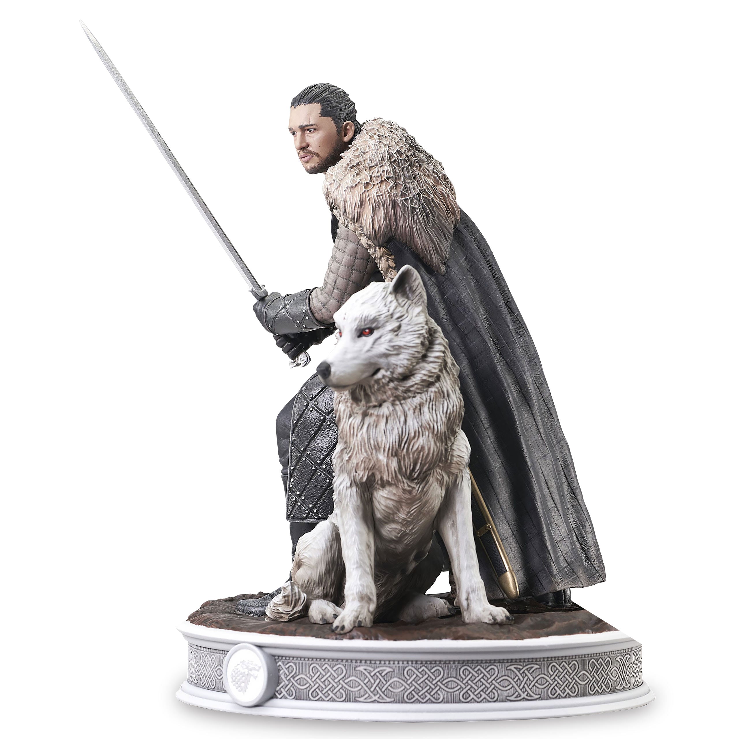 Zdjęcie produktu Gra o Tron - Jon Snow z wilkorem Diorama
