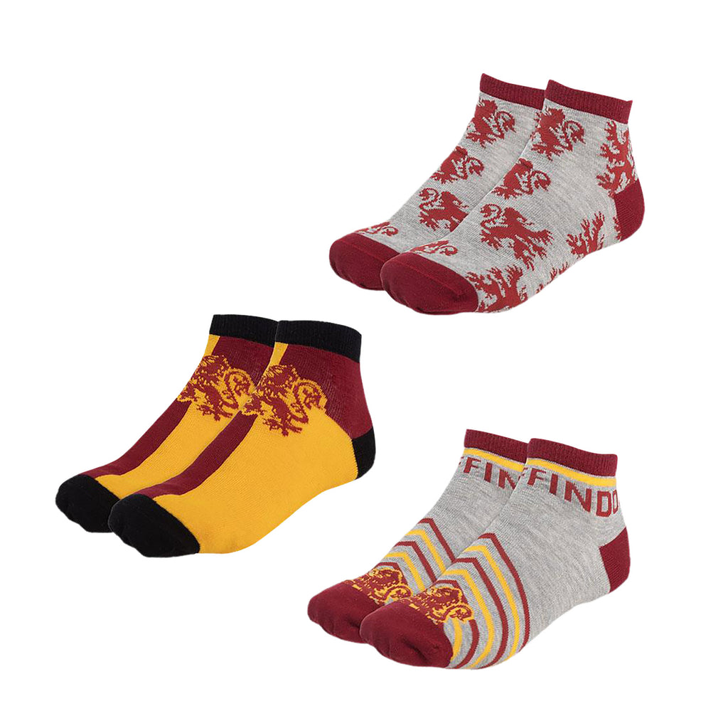 Zdjęcie produktu Harry Potter - Zestaw 3 par skarpet Gryffindor