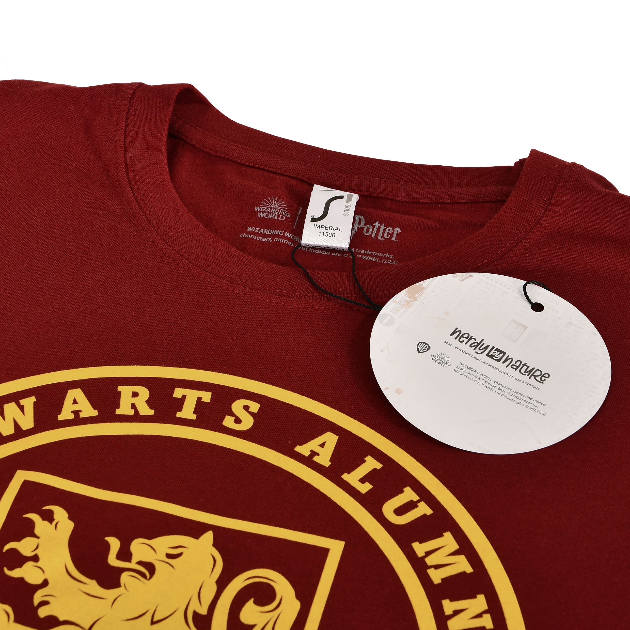 Zdjęcie produktu Koszulka Gryffindor Hogwarts Alumni czerwona - Harry Potter