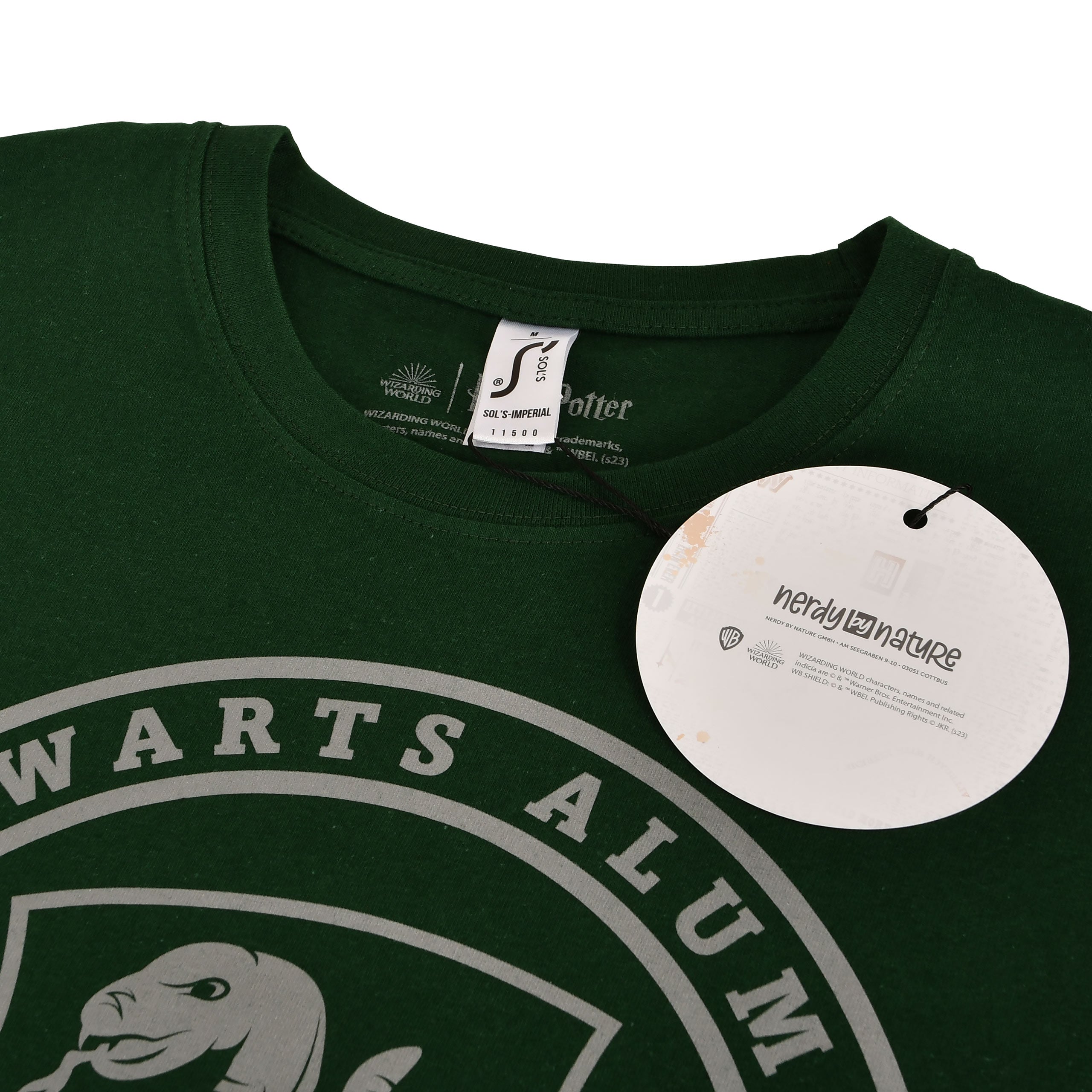 Zdjęcie produktu Slytherin Hogwarts Alumni T-Shirt zielone - Harry Potter