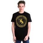 Zdjęcie produktu Czarna koszulka Hufflepuff Hogwarts Alumni - Harry Potter