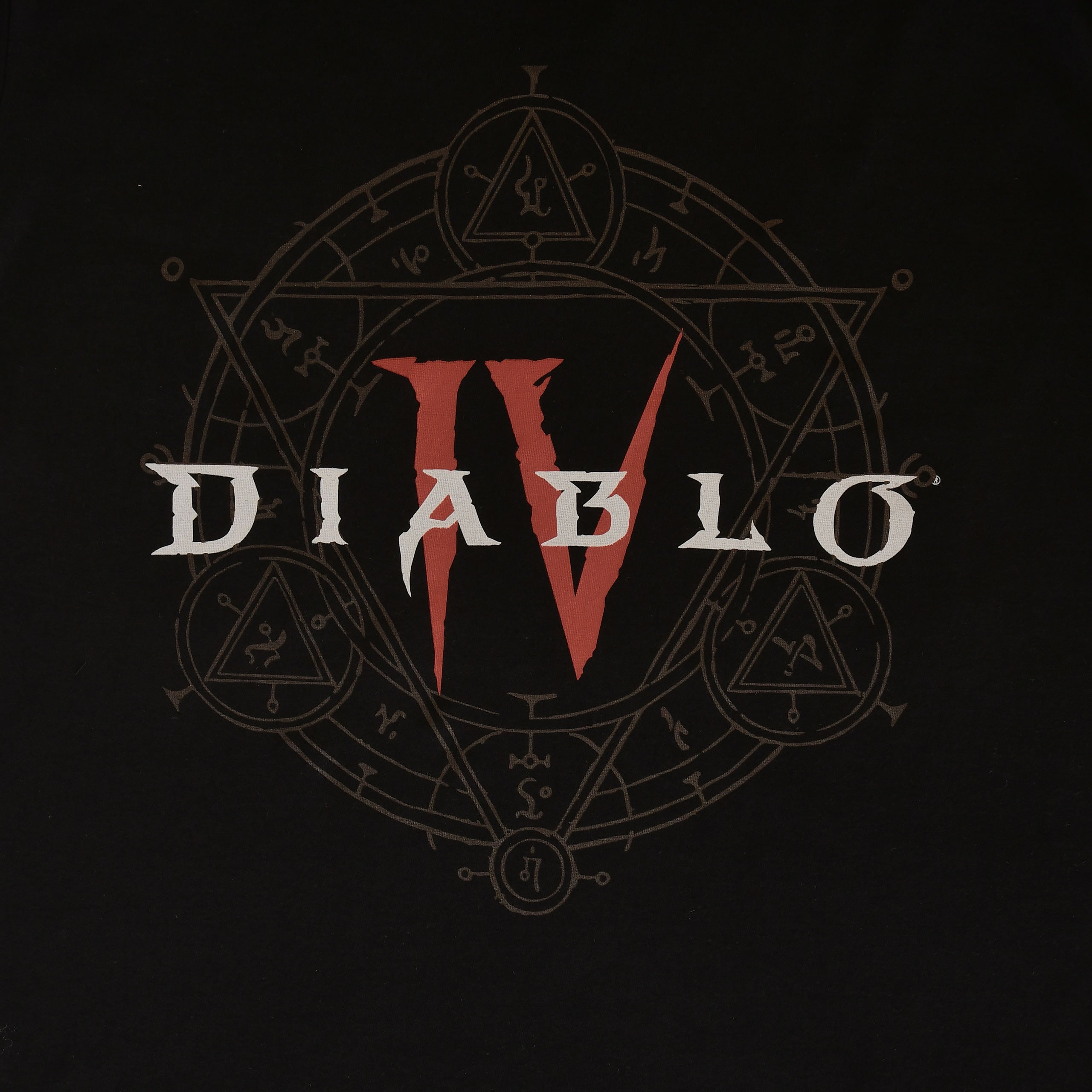 Zdjęcie produktu Diablo IV - Koszulka z logo heksagramu czarna