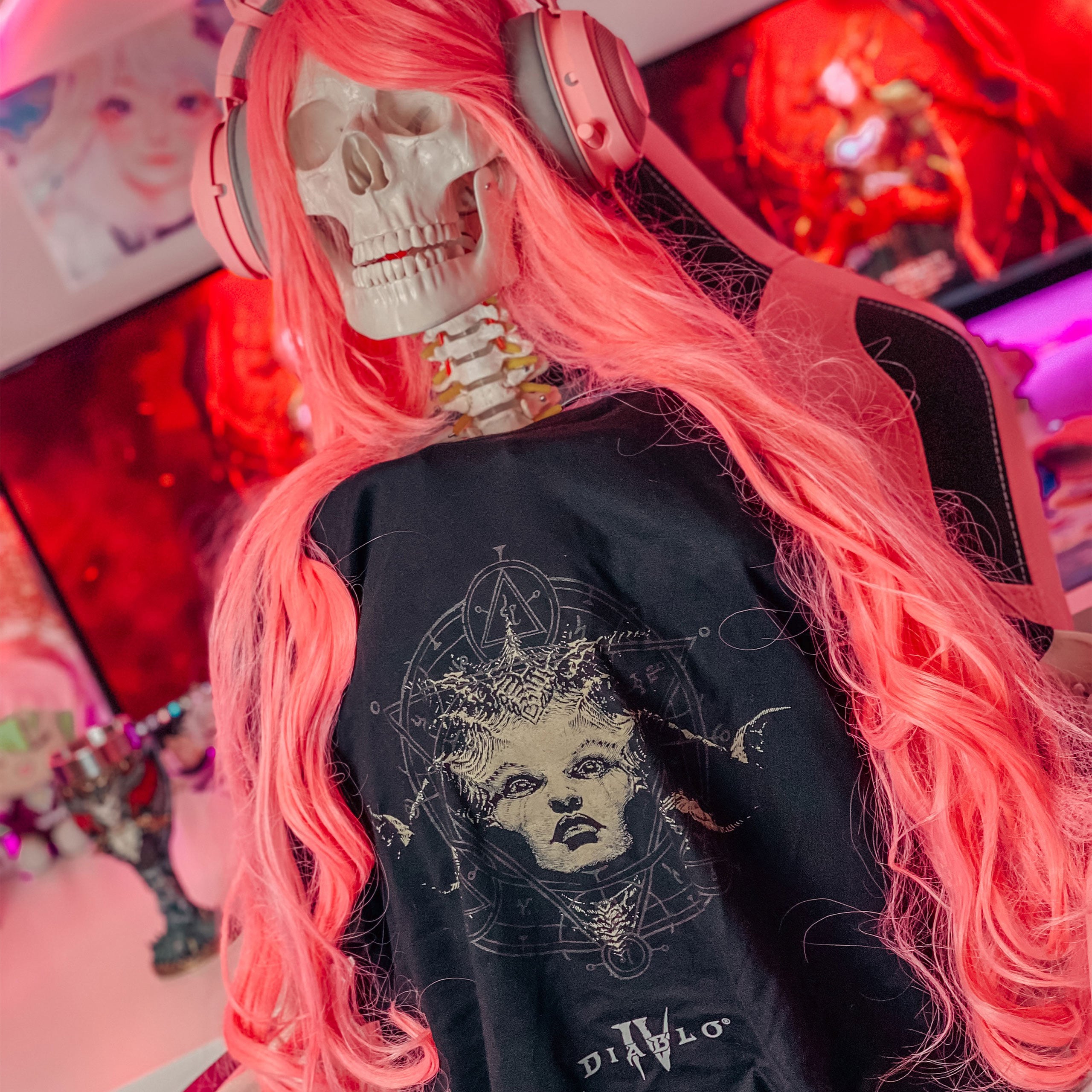 Zdjęcie produktu Diablo IV - Królowa Potępionych T-Shirt czarne