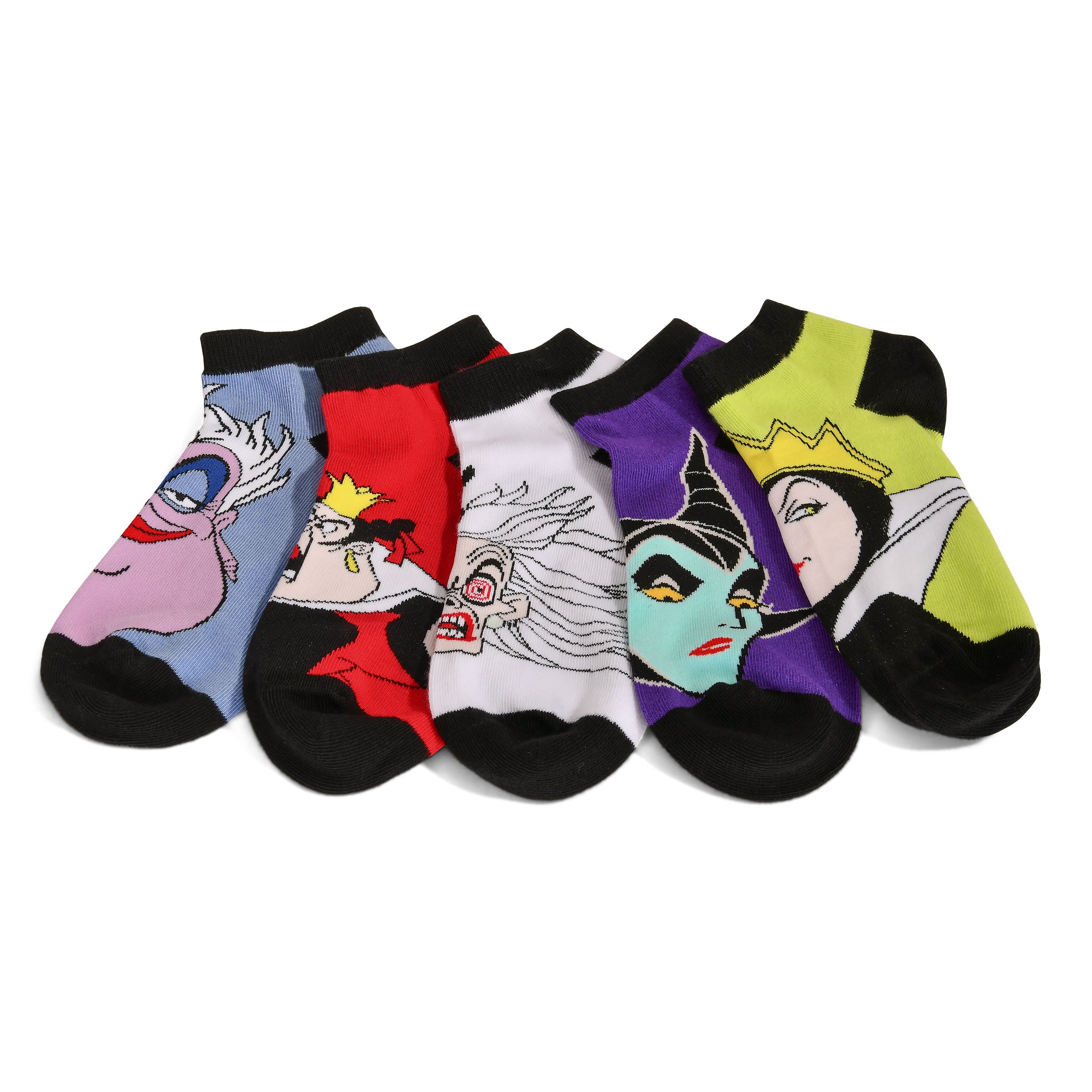 Zdjęcie produktu Disney - Villains Bad Girls Sneaker Skarpetki Zestaw 5 Par